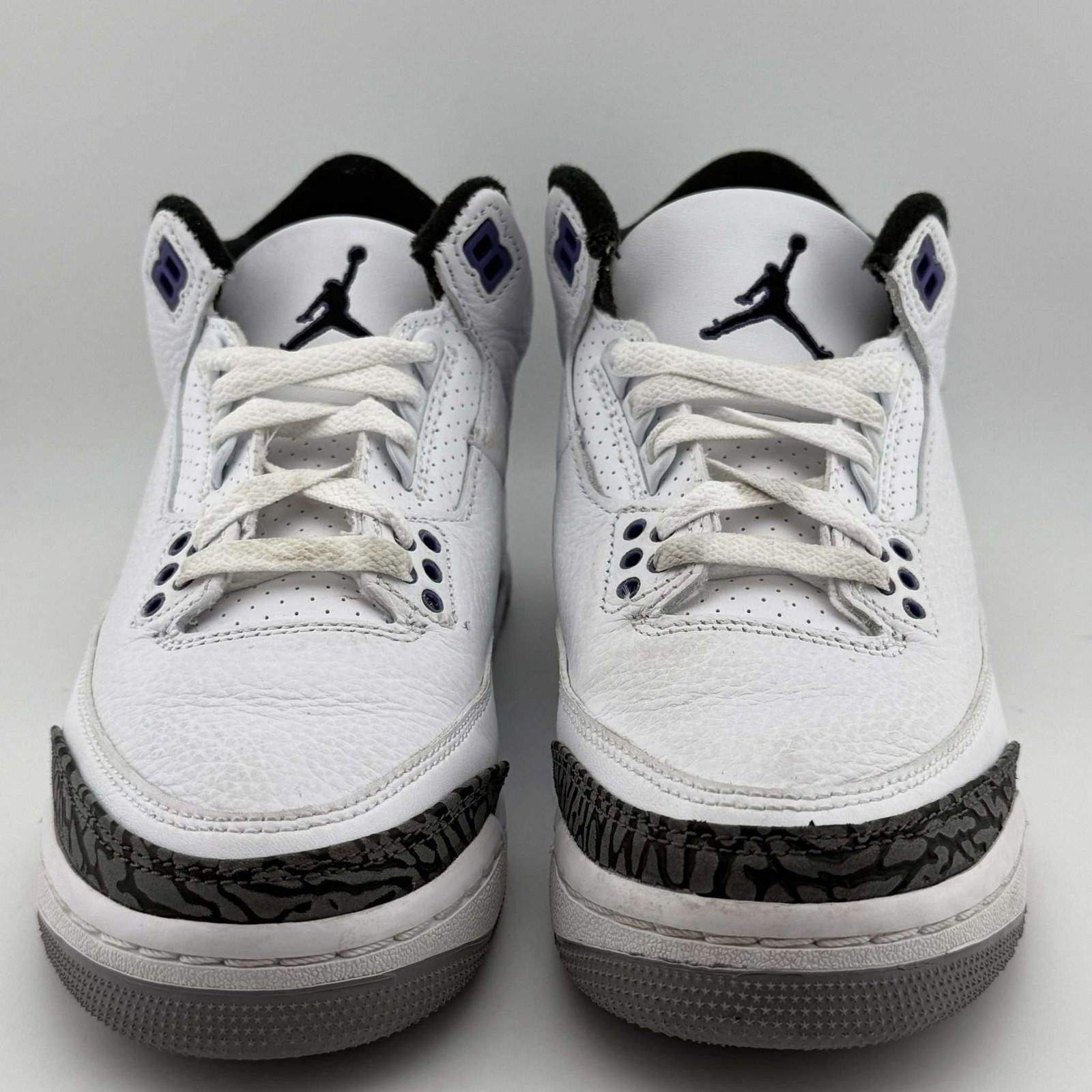 Jordan Brand Jordan 3 Dark Iris 5Y Used Size US 5 / EU 37 - 3 Thumbnail