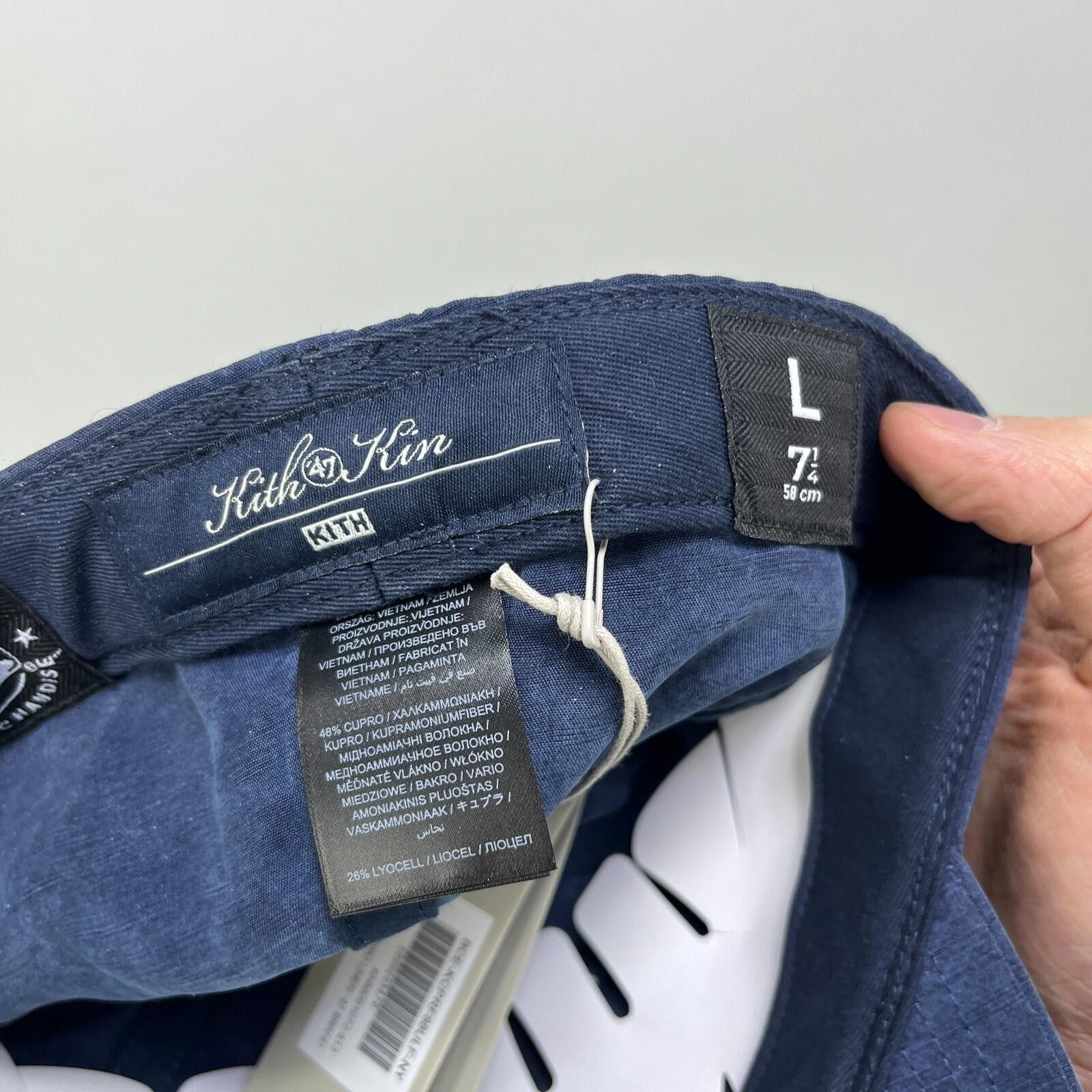 Kith Kith New York Yankees 47 Fitted Hat Large Cupro Linen 7 1/4 Size ONE SIZE - 6 Thumbnail