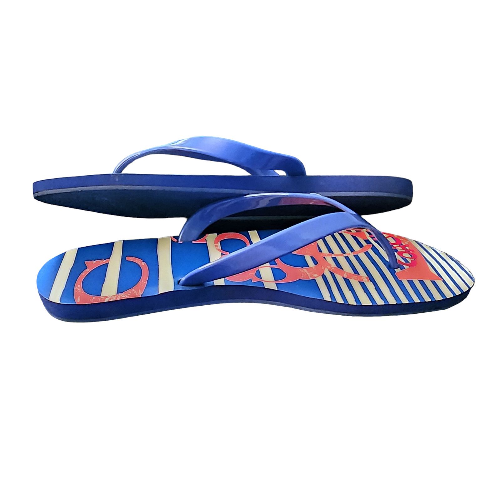 Coach Coach Kali Jelly/Popular Nautical Striped Size 10B Flip Flop Size US 10 / IT 40 - 3 Thumbnail