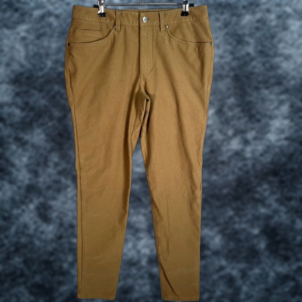 Lululemon Lululemon Pants Chino Womens 31 Mid-Rise Stretch Skinny Brown Size 24" / US 00 / IT 34 - 1 Thumbnail
