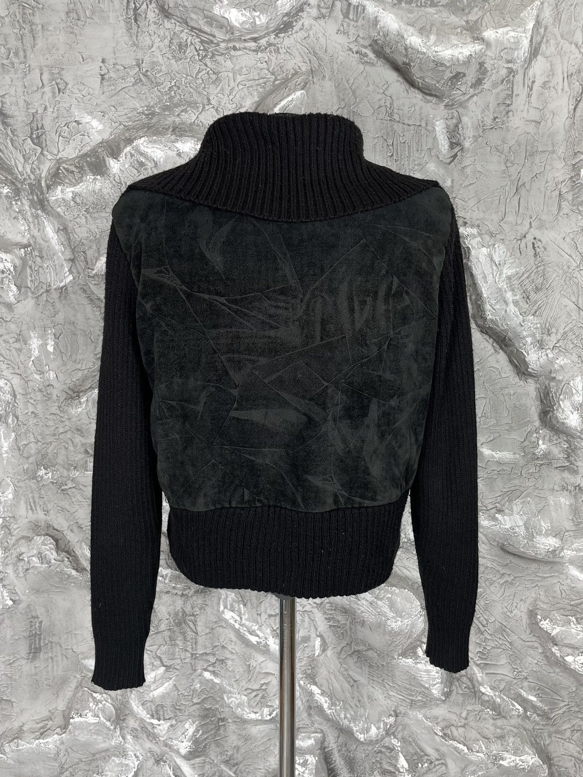Hysteric Glamour × If Six Was Nine × Japanese Brand 2000s Y2K Fur Knit Zip Jacket Hysteric LGB Japanese Style Size US S / EU 44-46 / 1 - 3 Thumbnail