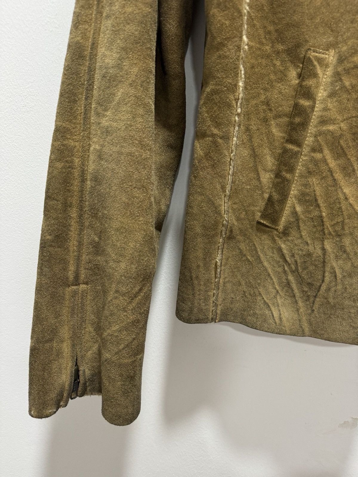VINTAGE GAP SHERPA SHEARLING GENUINE LEATHER JACKET