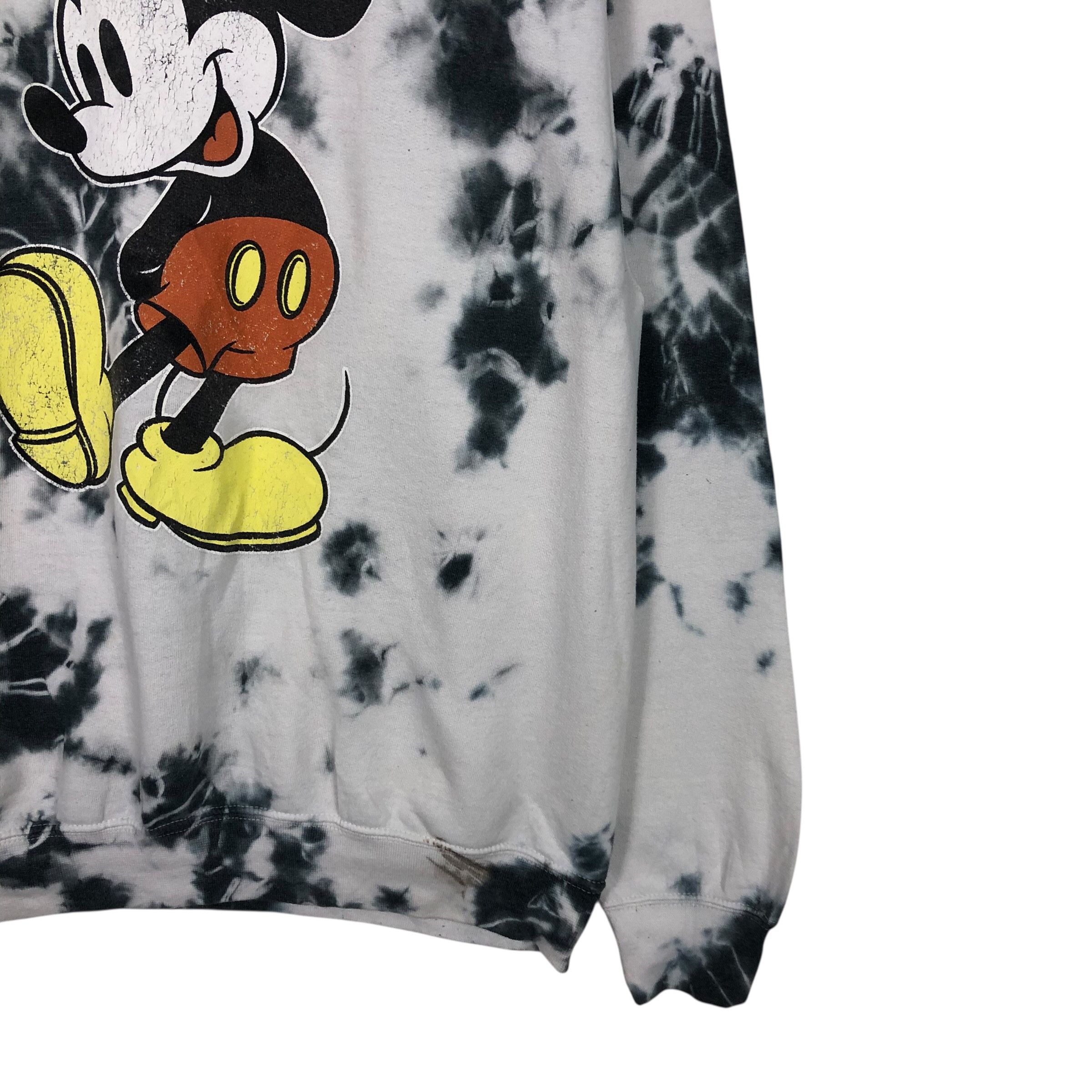Japanese Brand 📌Vintage Sweatshirt Disney Mickey Mouse Acid Wash Big Logo Size US M / EU 48-50 / 2 - 6 Thumbnail