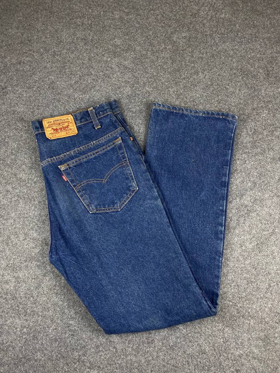 Levi's vintage levis 517 bootcut flare denim nice design Size US 37 - 2 Thumbnail