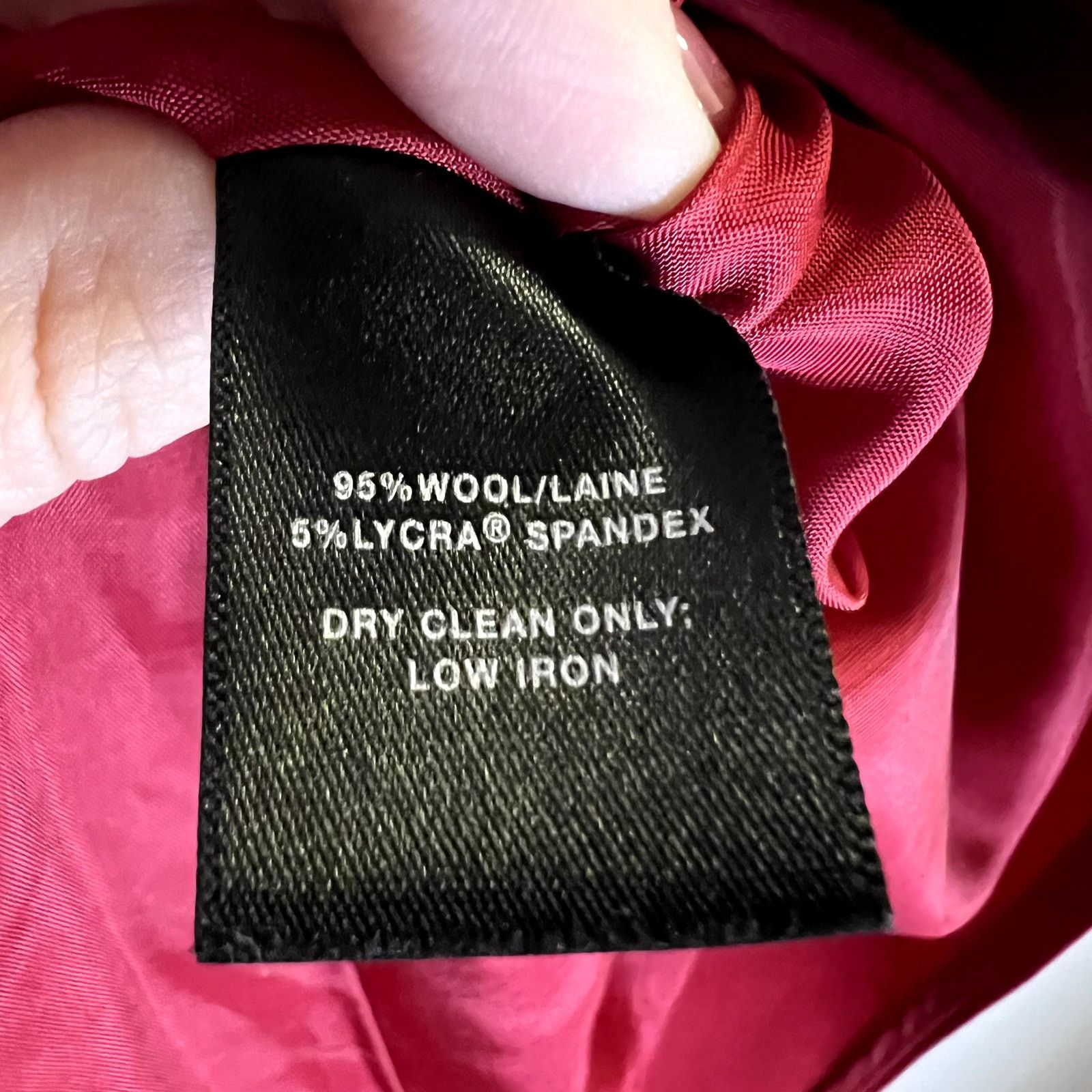 Lafayette 148 Lafayette 148 New York Shift Red Mini Dress Size M Size M / US 6-8 / IT 42-44 - 6 Thumbnail