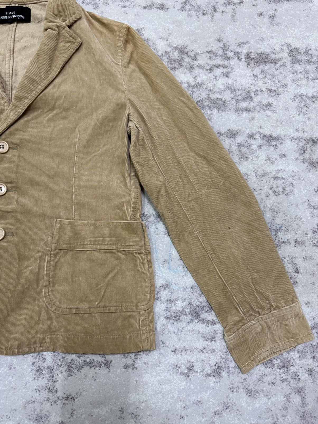 Tricot Comme des Garcons AD2005 tricot COMMES DES GARCONS CODUROY COAT JACKET Size S / US 4 / IT 40 - 5 Thumbnail