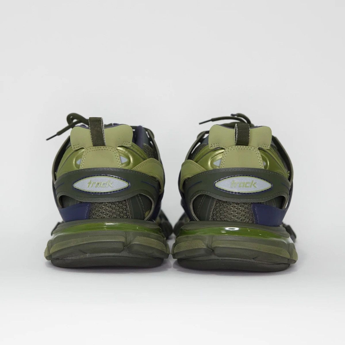Balenciaga BALENCIAGA TRACK SNEAKER - GREEN & NAVY Size US 14 / EU 47 - 4 Thumbnail