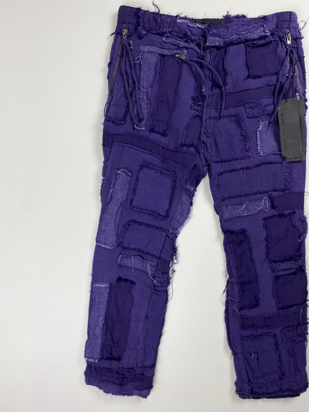 Haider Ackermann BNWT! Haider Ackermann ladies patchwork cropped pants Size 26" / US 2 / IT 38 - 2 Thumbnail