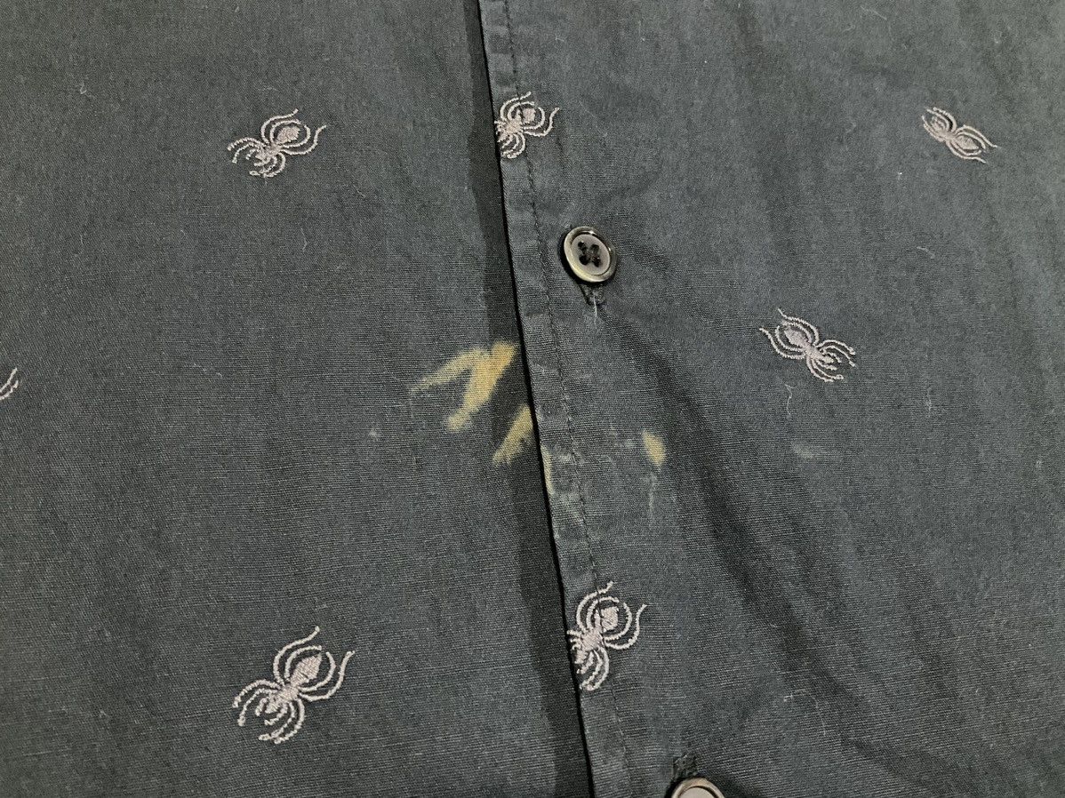 Beams Plus × Hysteric Glamour × Japanese Brand 🔥Y2K Archived Vintage Beams Shirt Spider Embroidered Size US L / EU 52-54 / 3 - 10 Thumbnail