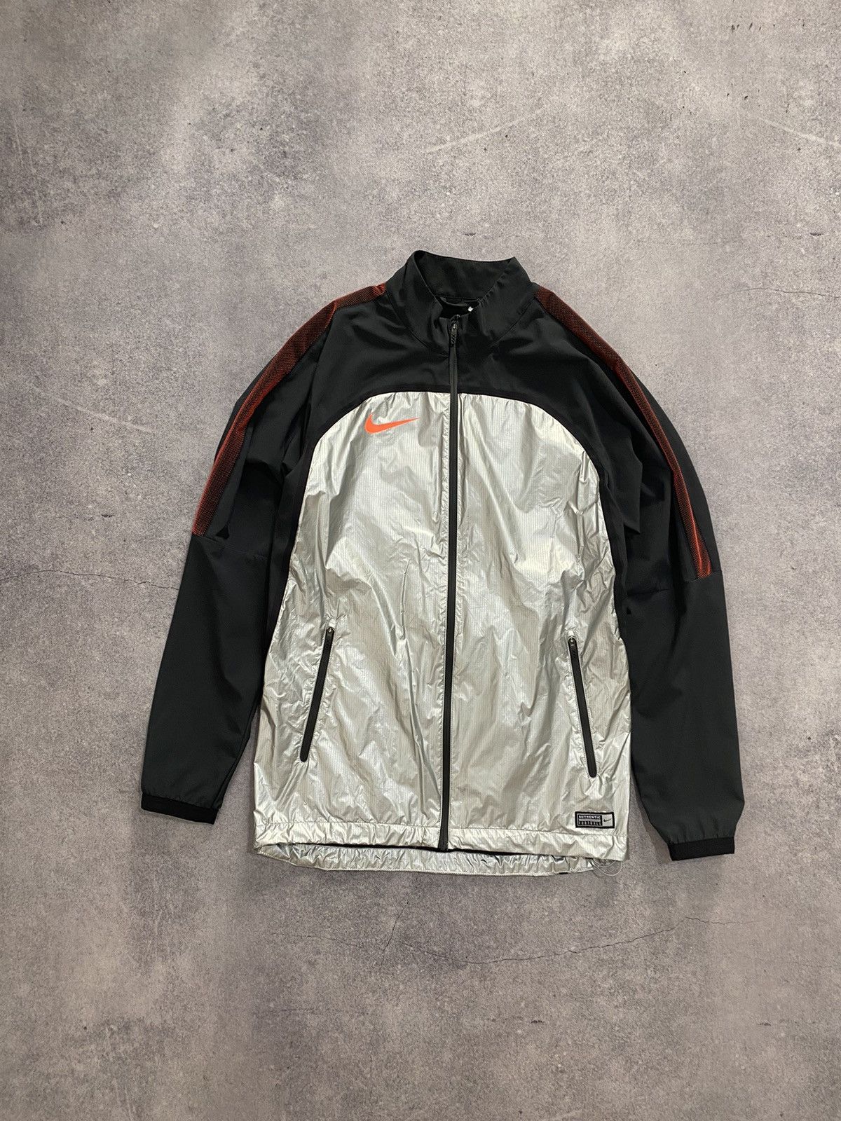 Nike × Vintage Nike Strike Elite Woven Water Repellent Full Zip Jacket Size US S / EU 44-46 / 1 - 1 Thumbnail