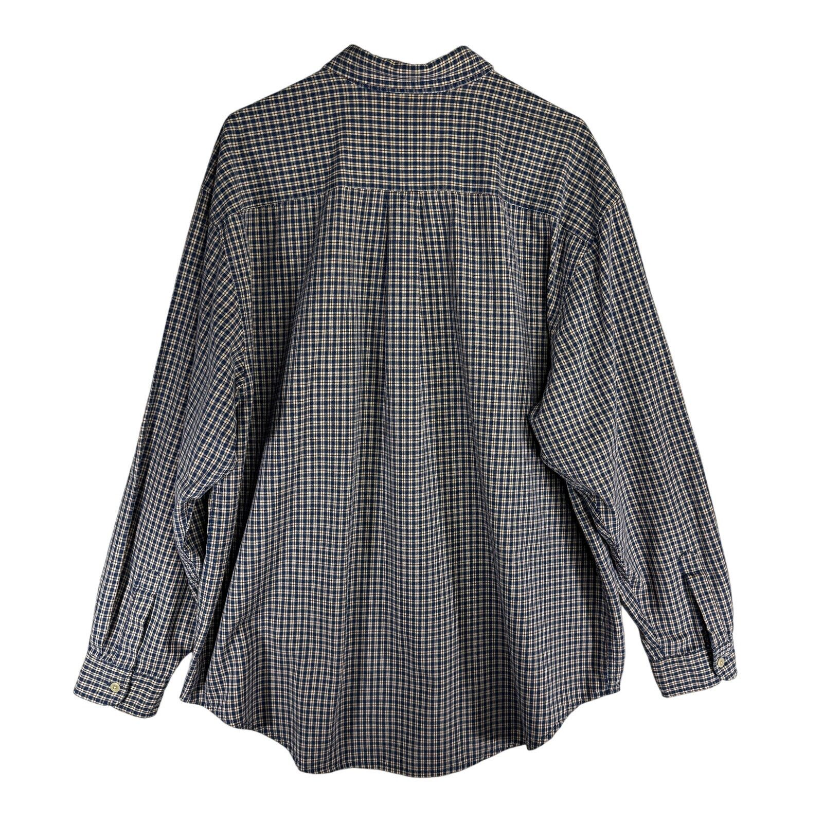 Abercrombie & Fitch Abercrombie Fitch Men's Button Shirt size L Checked Blue Y2K Size US L / EU 52-54 / 3 - 6 Thumbnail