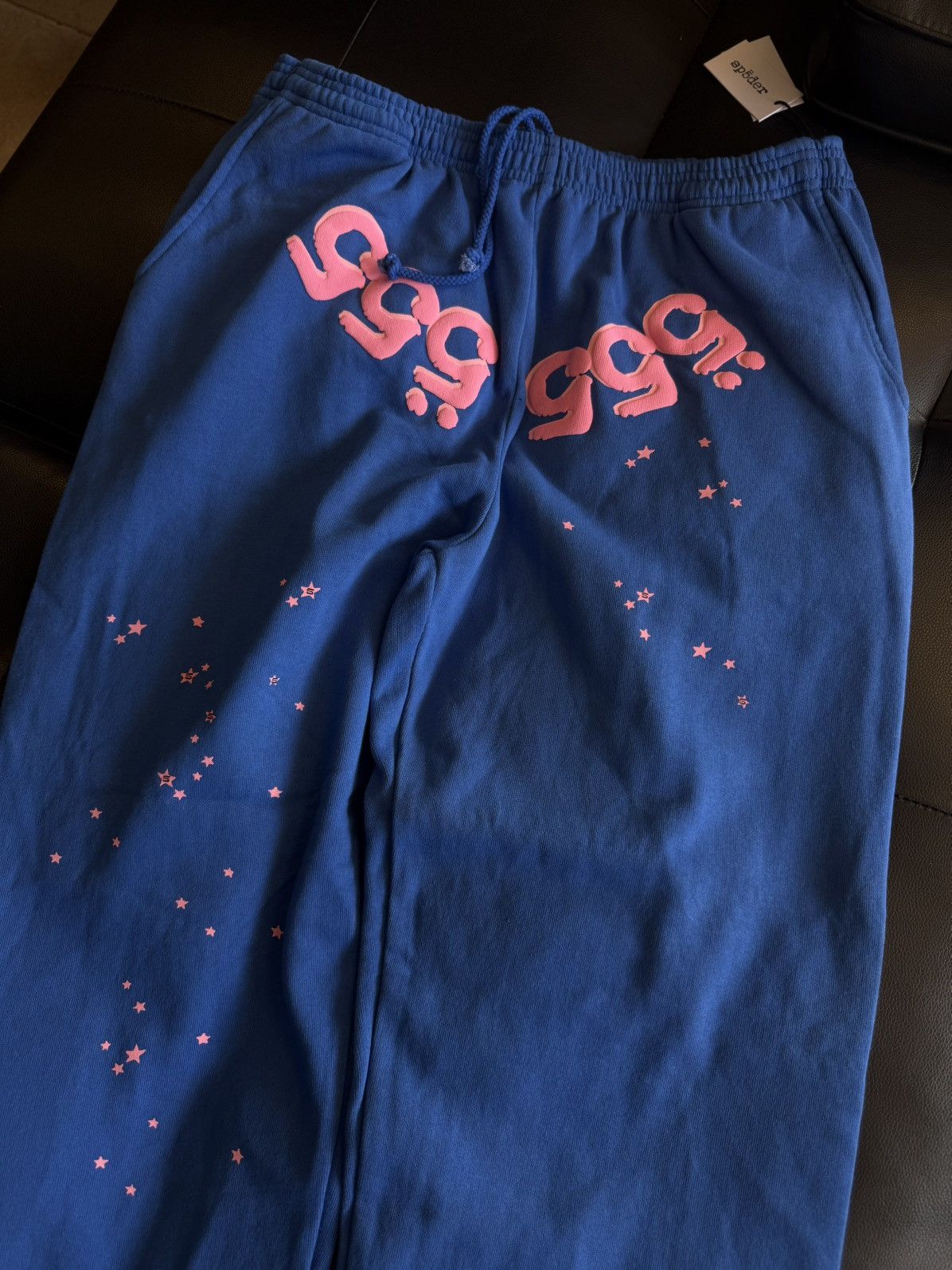 Sp5der Sp5der Worldwide Pink Blue Sweatpants Size XL (NEW) Size US 34 / EU 50 - 5 Thumbnail