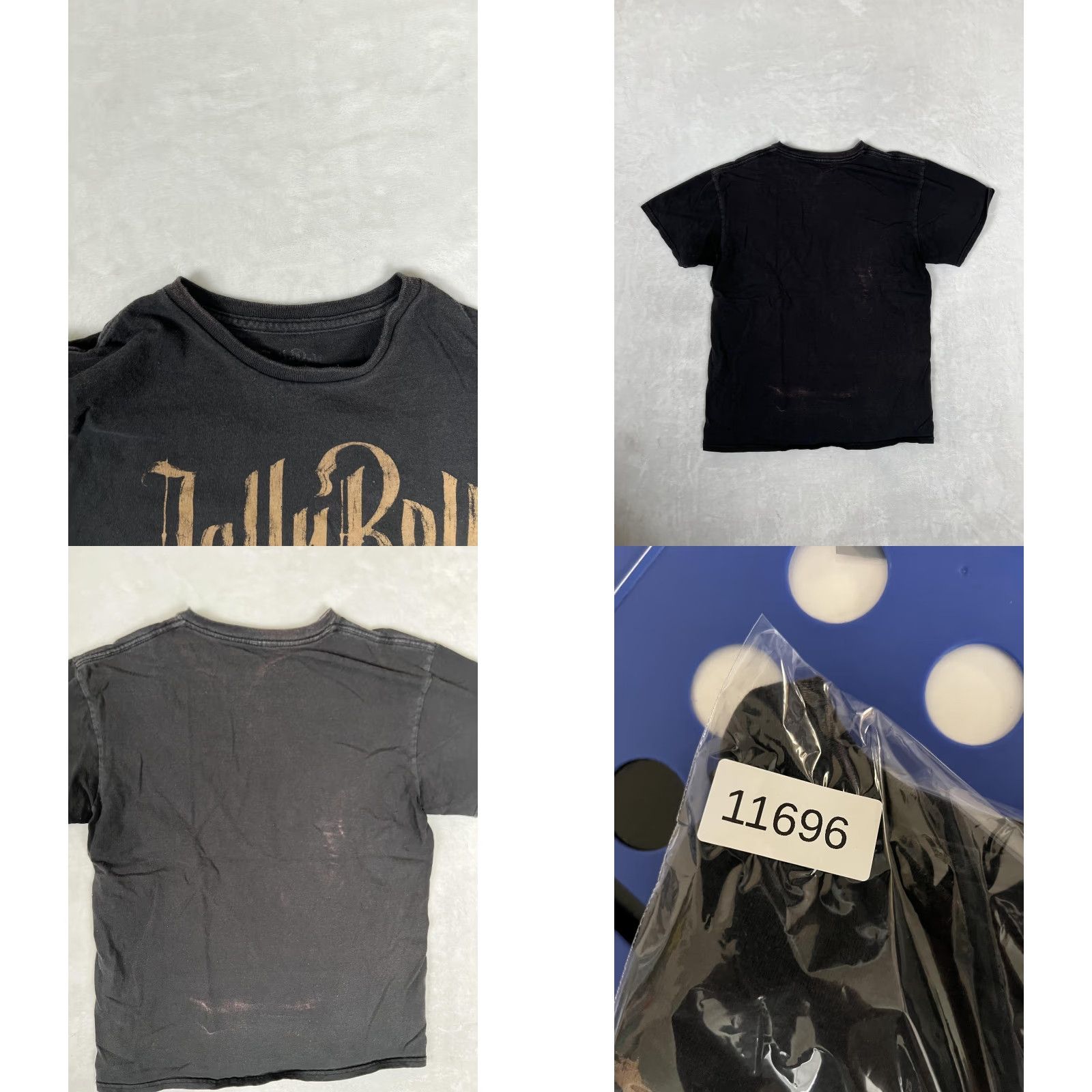 Vintage Jelly Roll T-Shirt Black M Womens Short Sleeve Crew Neck Graphic Print Guitar 100 Percent Authentic Music Size M / US 6-8 / IT 42-44 - 8 Thumbnail