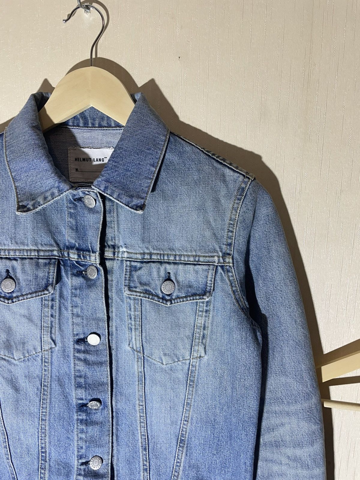 Helmut Lang × Japanese Brand Helmut Lang Japanese vintage archive denim jacket Size S / US 4 / IT 40 - 2 Thumbnail