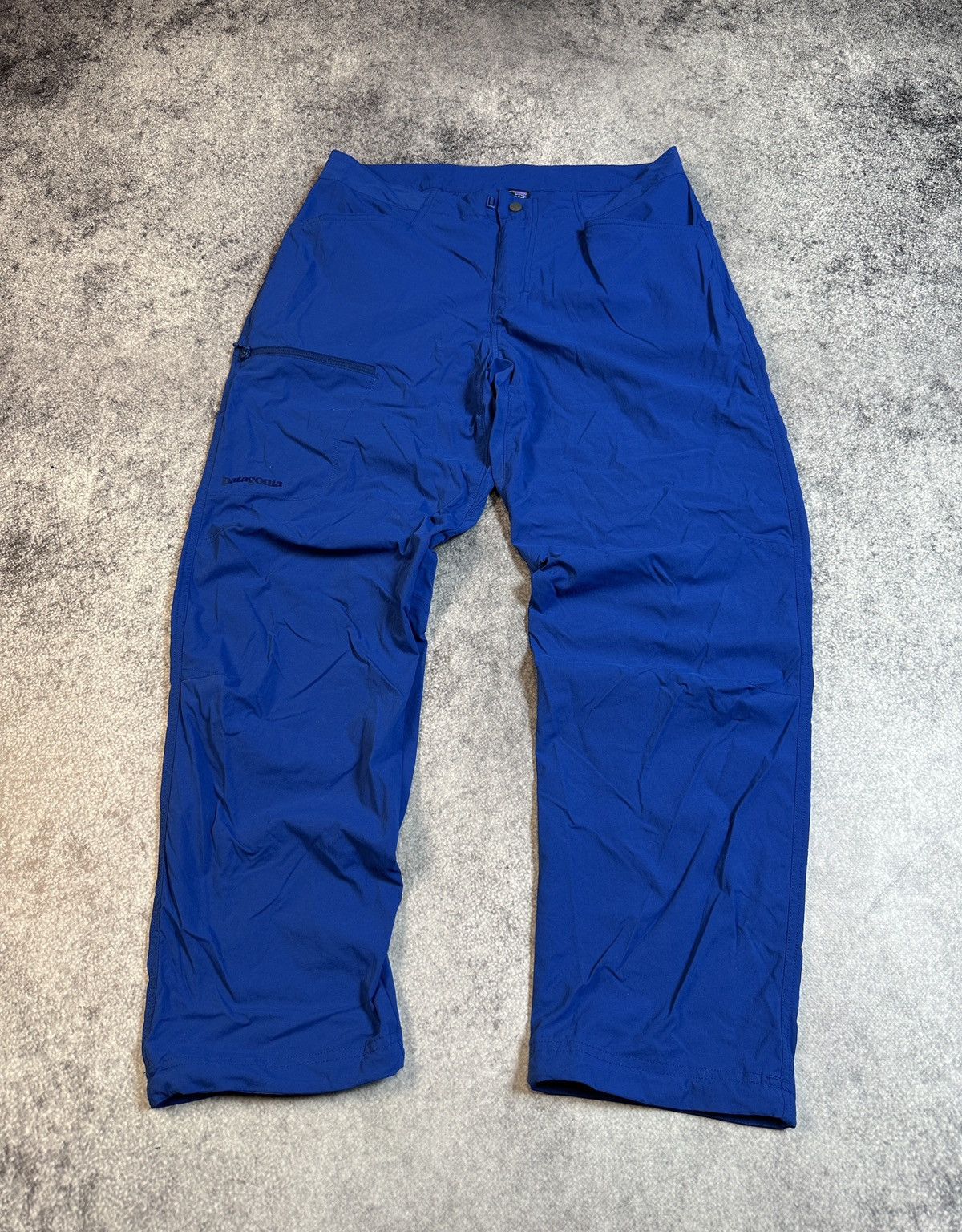 Patagonia Patagonia Logo Pants Blue Outdoor Streetwear Rare Casual L Size US 34 / EU 50 - 1 Thumbnail