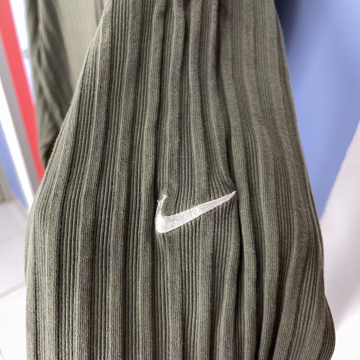 Nike Vintage NIKE GOLF Quilted Long Sleeve Polo Tees #1488/AY Size US L / EU 52-54 / 3 - 4 Thumbnail
