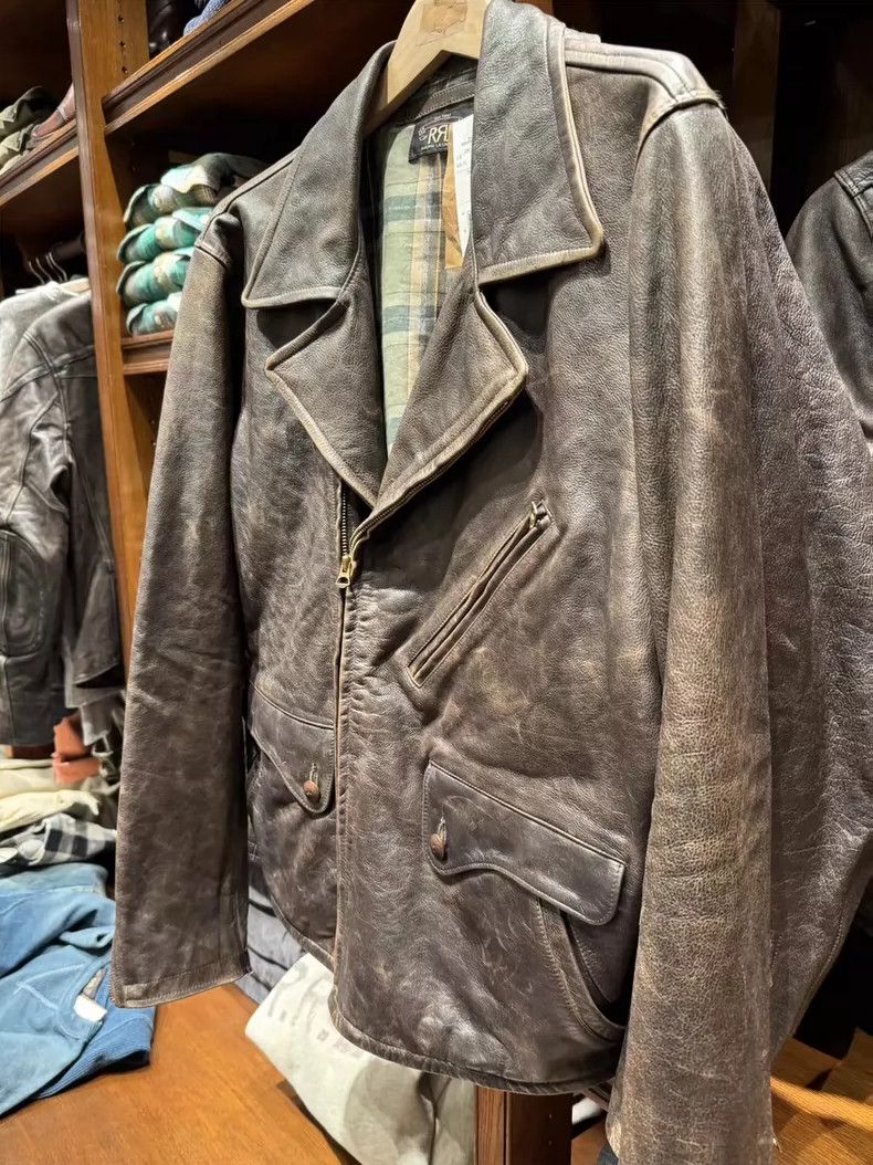 RRL Ralph Lauren RRL Ralph Lauren Cable car leather jacket Size US L / EU 52-54 / 3 - 1 Thumbnail
