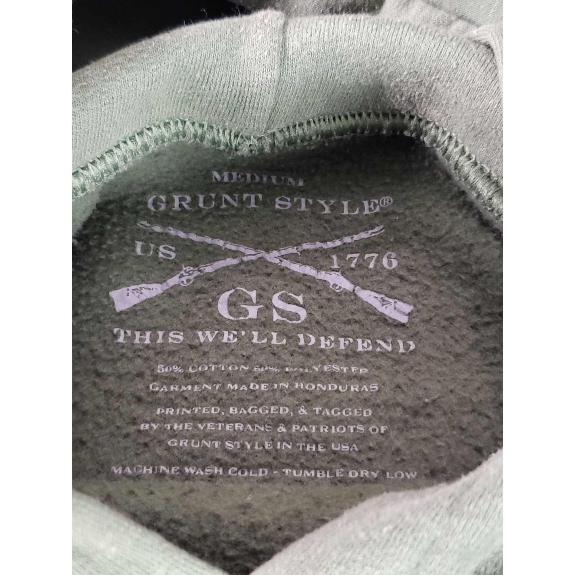 Grunt Style Grunt Style WTF II Pullover Hoodie - Medium - Military Green Size US M / EU 48-50 / 2 - 6 Thumbnail
