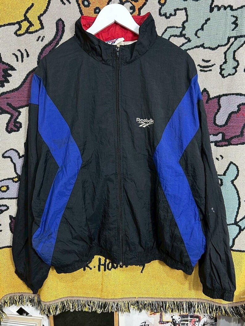 Reebok Vintage 90s Reebok Jacket size XL Size US XL / EU 56 / 4 - 2 Thumbnail