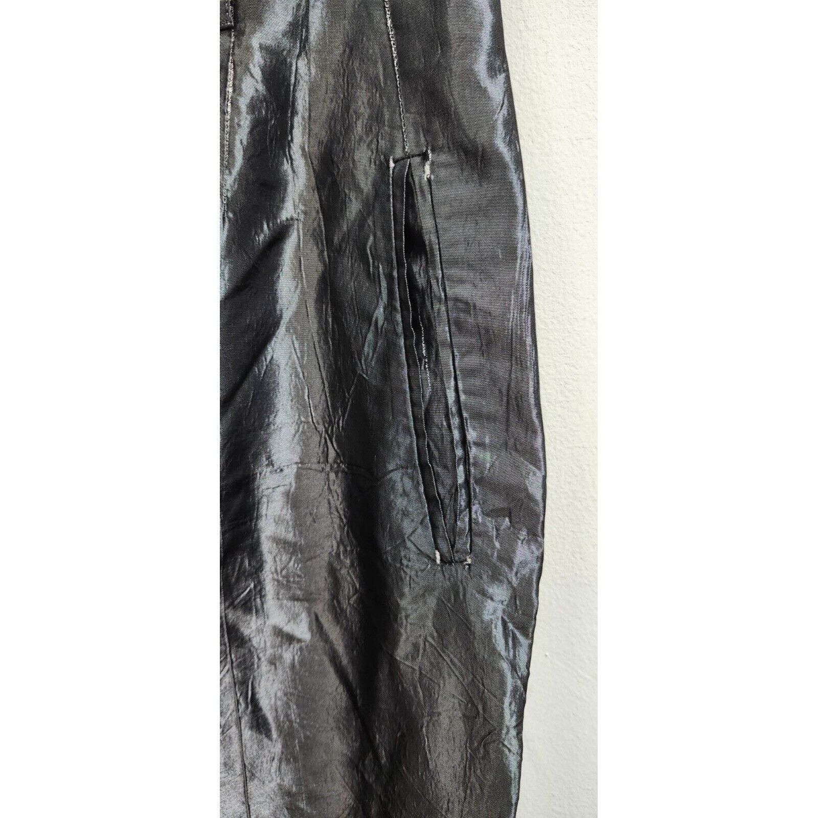 Miu Miu MIU MIU Size EU 46 Silver Dress Pants Women's Acetate Size 32" / US 10 / IT 46 - 7 Thumbnail