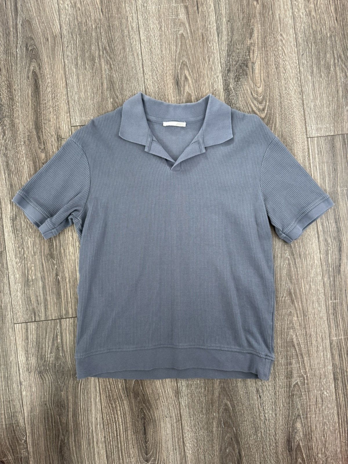 Zara Zara Blue Tint Polo Size Medium Size US M / EU 48-50 / 2 - 1 Thumbnail