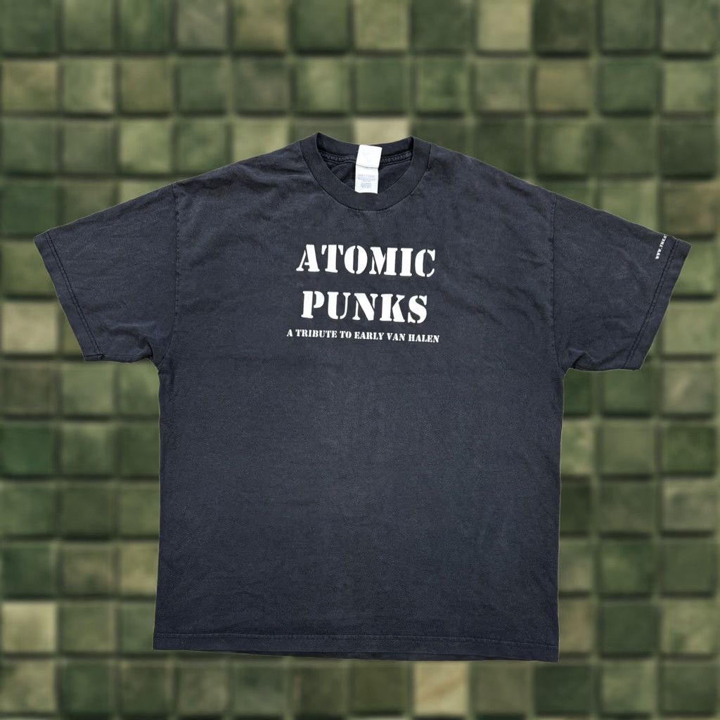 Atomic VINTAGE Atomic Punks A Tribute To Early Van Halen Black Cotton T-shirt XL Mens Band Music Punks 00s Size US XL / EU 56 / 4 - 1 Thumbnail