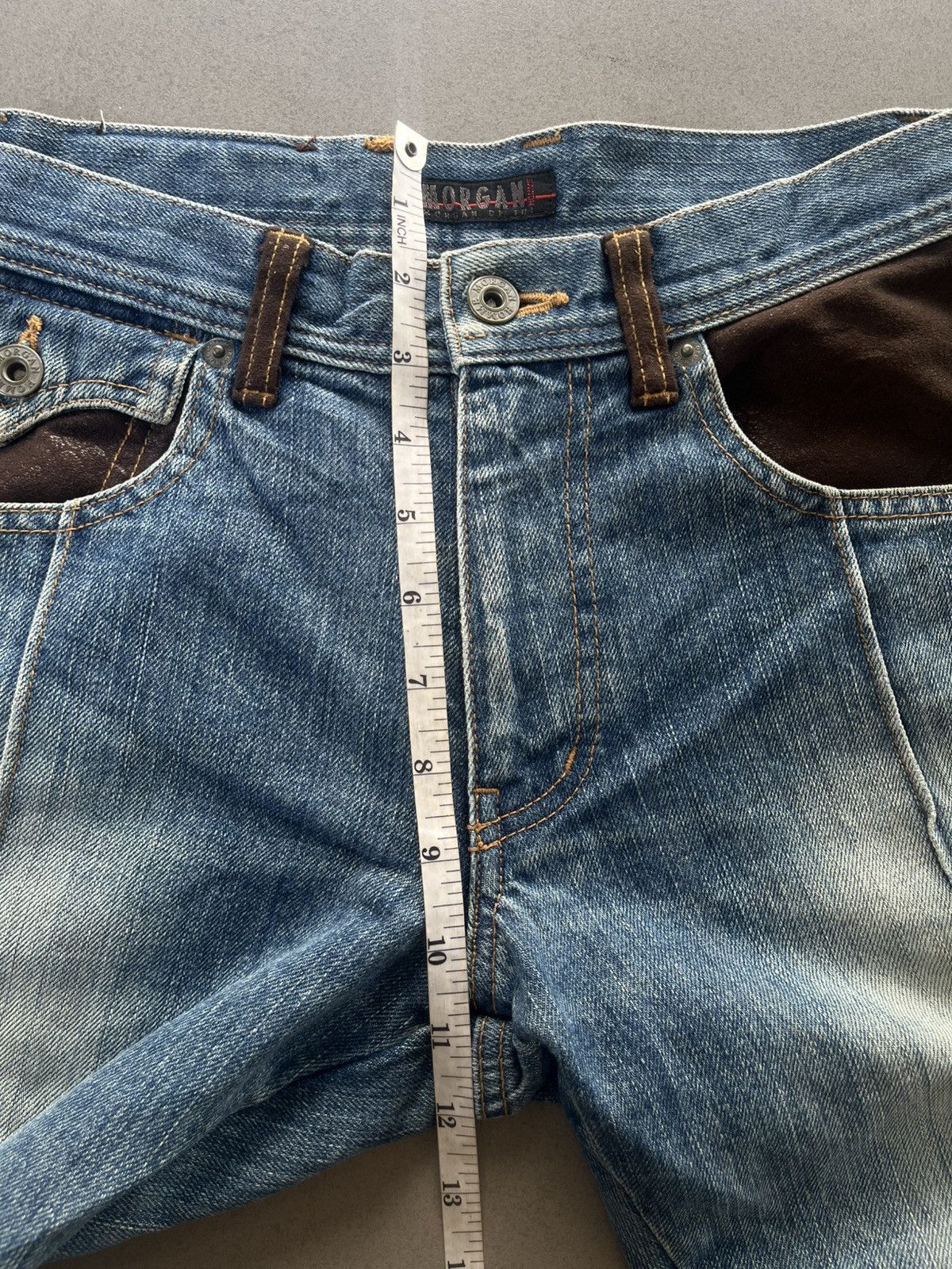 If Six Was Nine × Le Grande Bleu (L.G.B.) × Yasuyuki Ishii JAPANESE FLARE BOOTCUT PANTS MORGAN HOMME SNAKE LEATHER Size US 30 / EU 46 - 14 Thumbnail