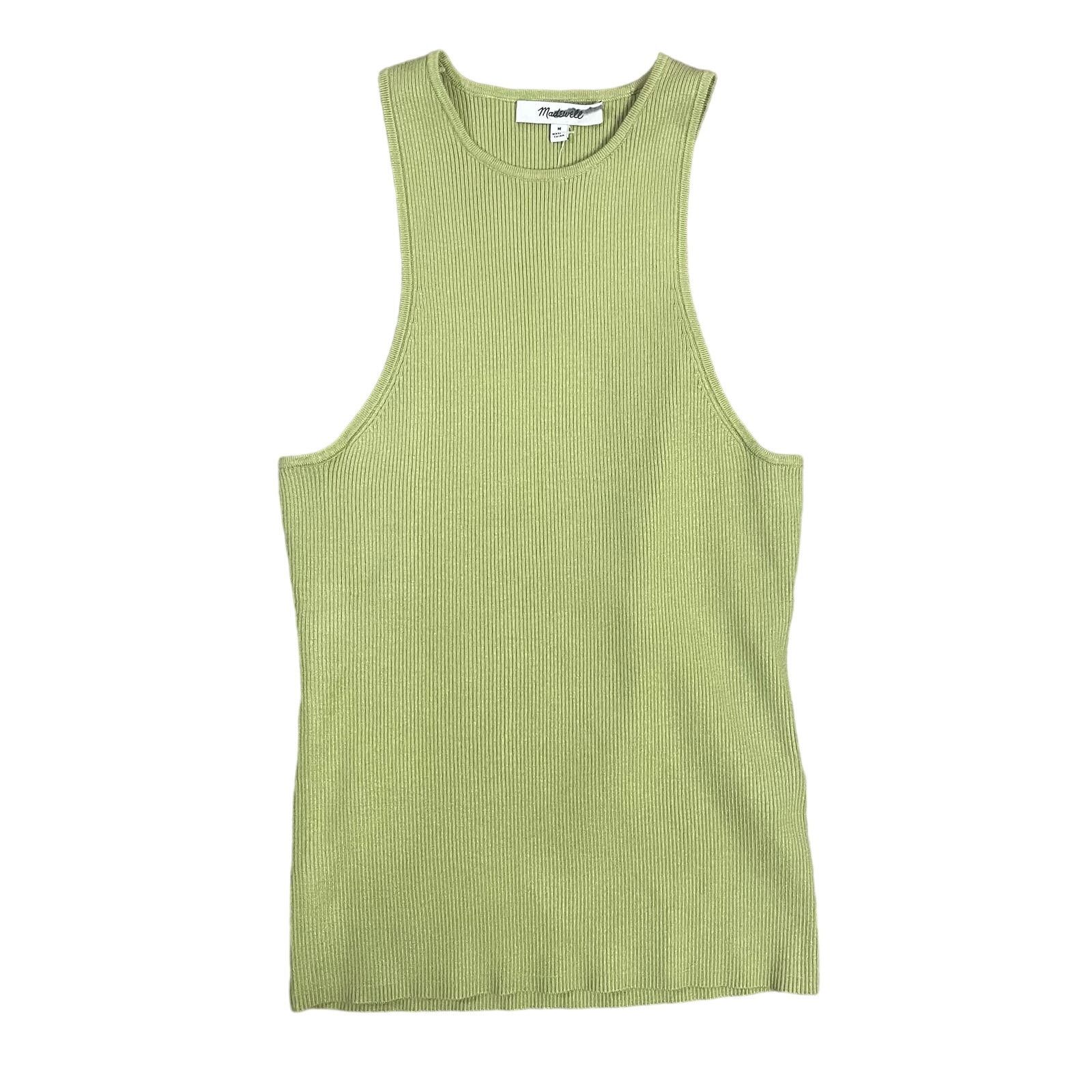 Madewell Madewell Snowy Phoebe Cutaway Ribbed Tank Top US Women's M Size M / US 6-8 / IT 42-44 - 1 Thumbnail