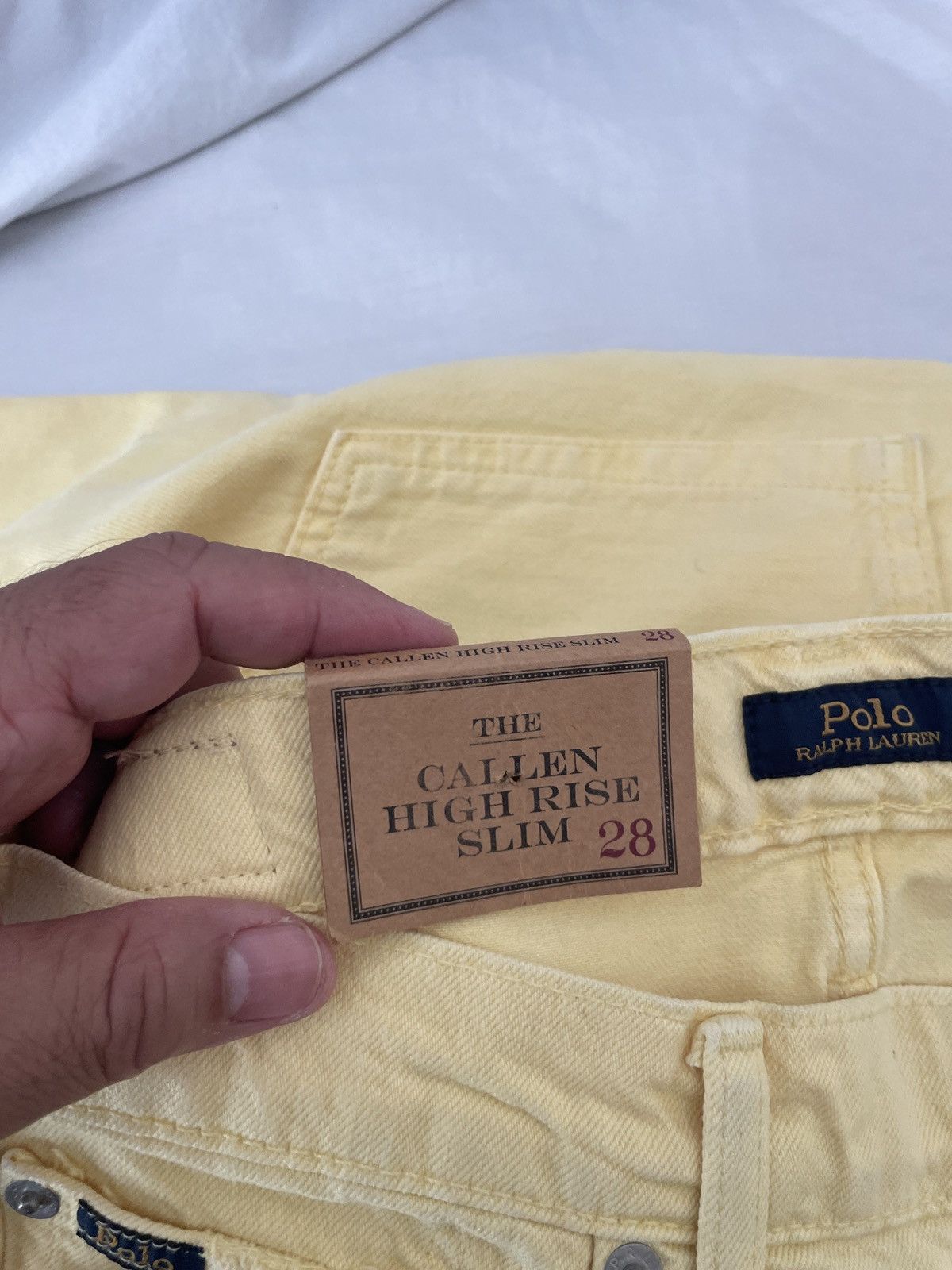 Polo Ralph Lauren Callen High Rise Slim fit nwt 168.00 Size US 29 - 12 Thumbnail