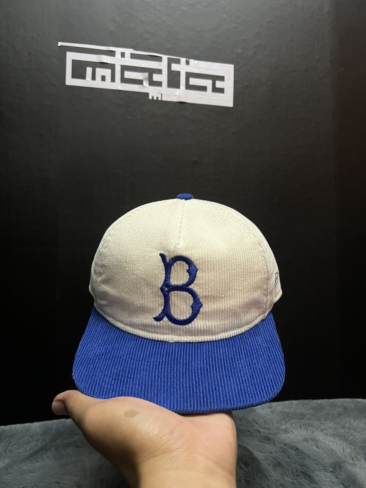 New Era Brooklyn Dodgers New Era Cooperstown Corduroy Snapback Size ONE SIZE - 1 Thumbnail