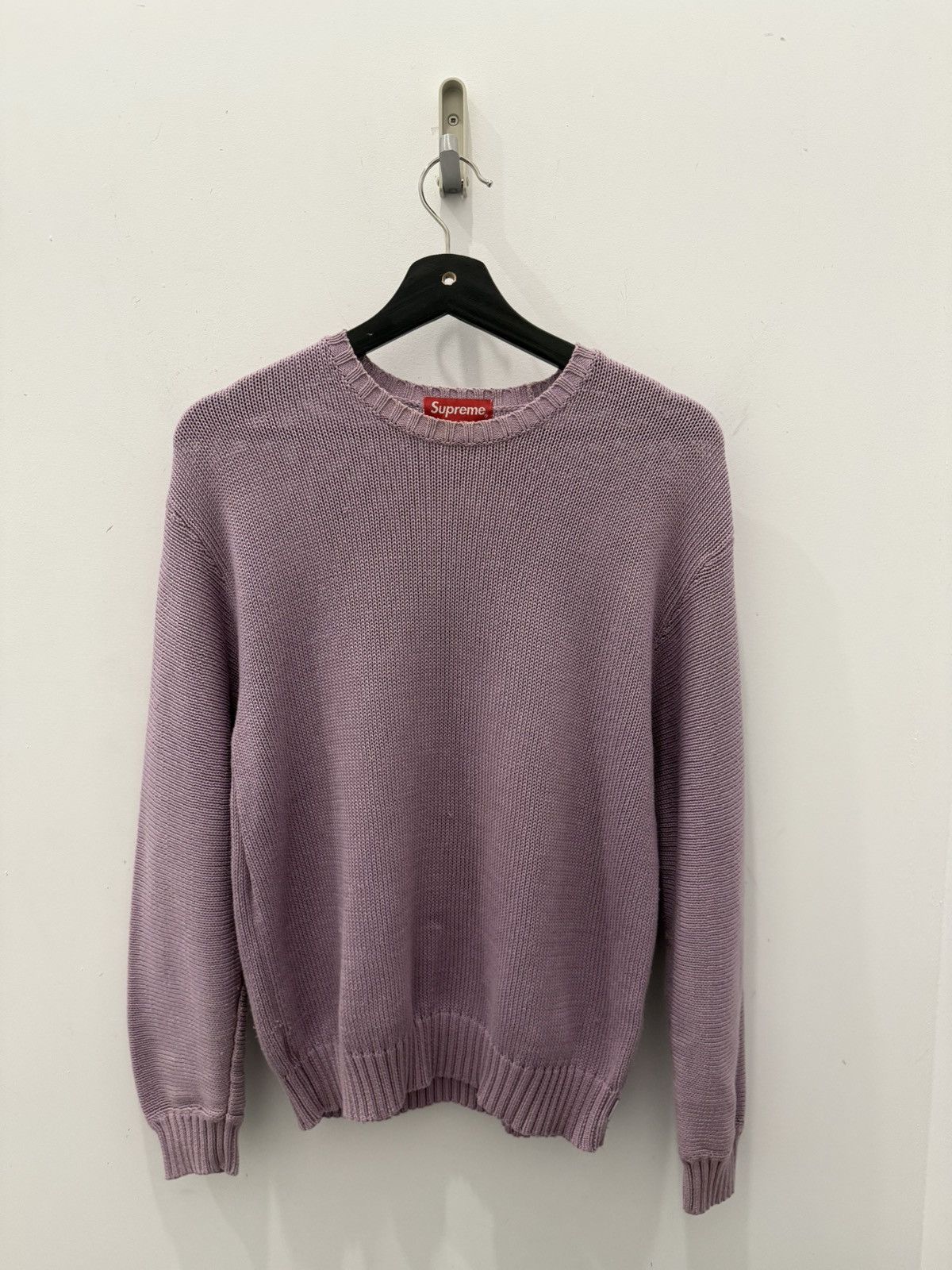 Supreme Supreme back Logo Sweater | Grailed 