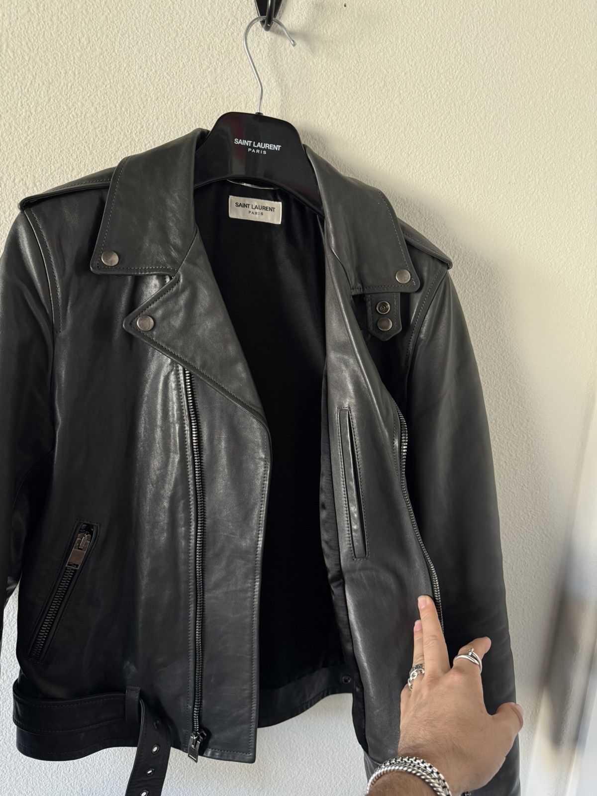 Saint Laurent Paris Saint Laurent Paris L17 Leather Jacket Size US M / EU 48-50 / 2 - 5 Thumbnail