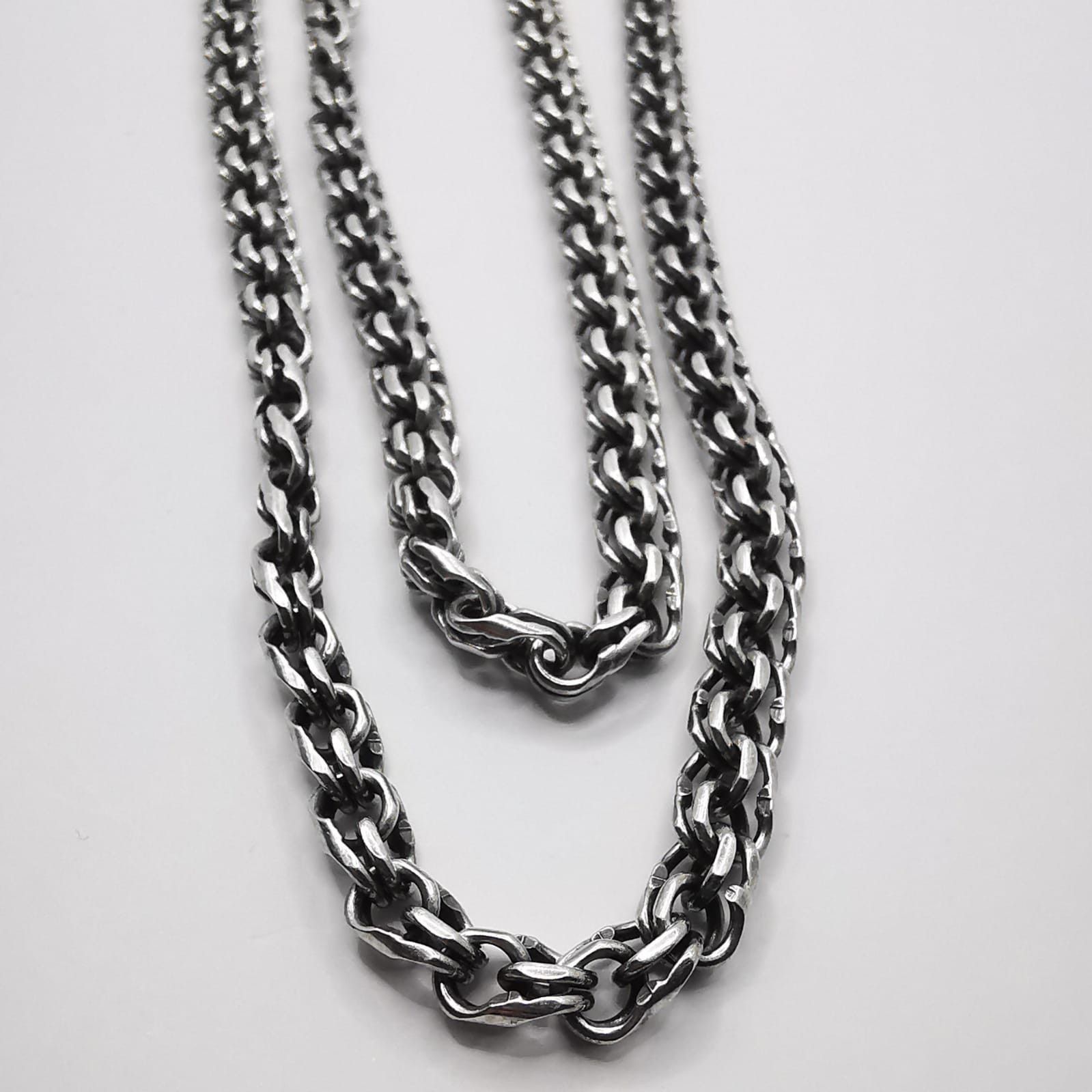 Vintage Vintage Statement Jewelry Chain 925 Sterling Silver 21,09g Size ONE SIZE - 2 Thumbnail