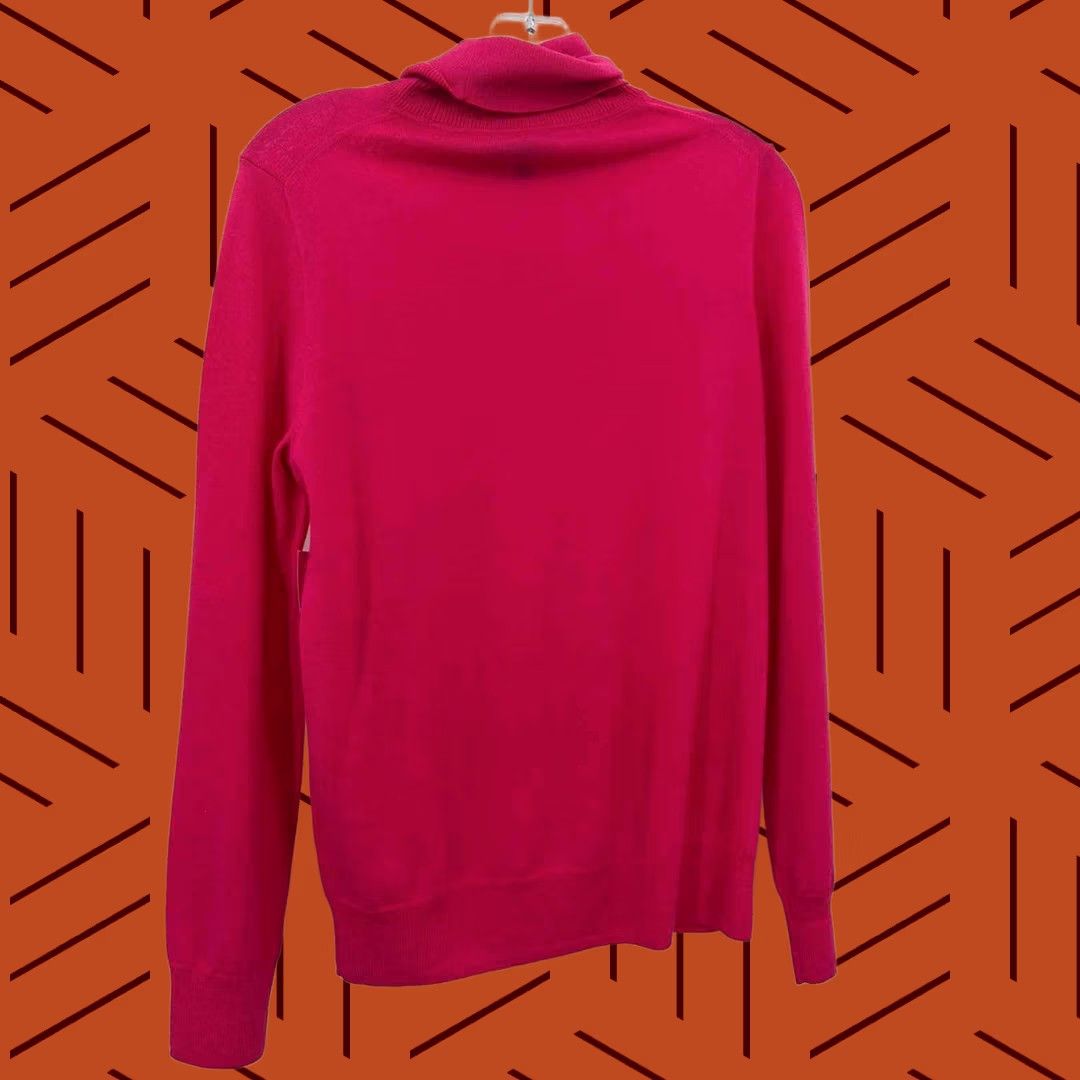 Pinko J Crew Turtleneck Sweater Size Medium Pink Pre-Owned Size M / US 6-8 / IT 42-44 - 1 Thumbnail