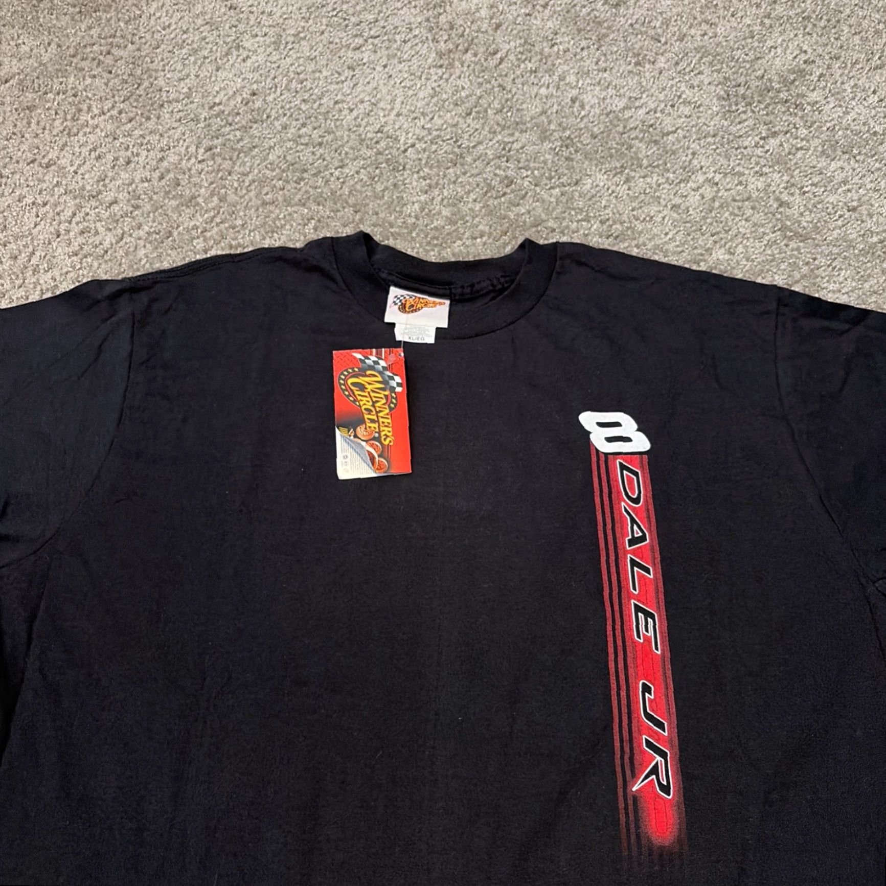 Budweiser VINTAGE Dale Earnhardt Jr Budweiser Bud NASCAR Racing Black XL T-Shirt Mens NWT Size US XL / EU 56 / 4 - 3 Thumbnail