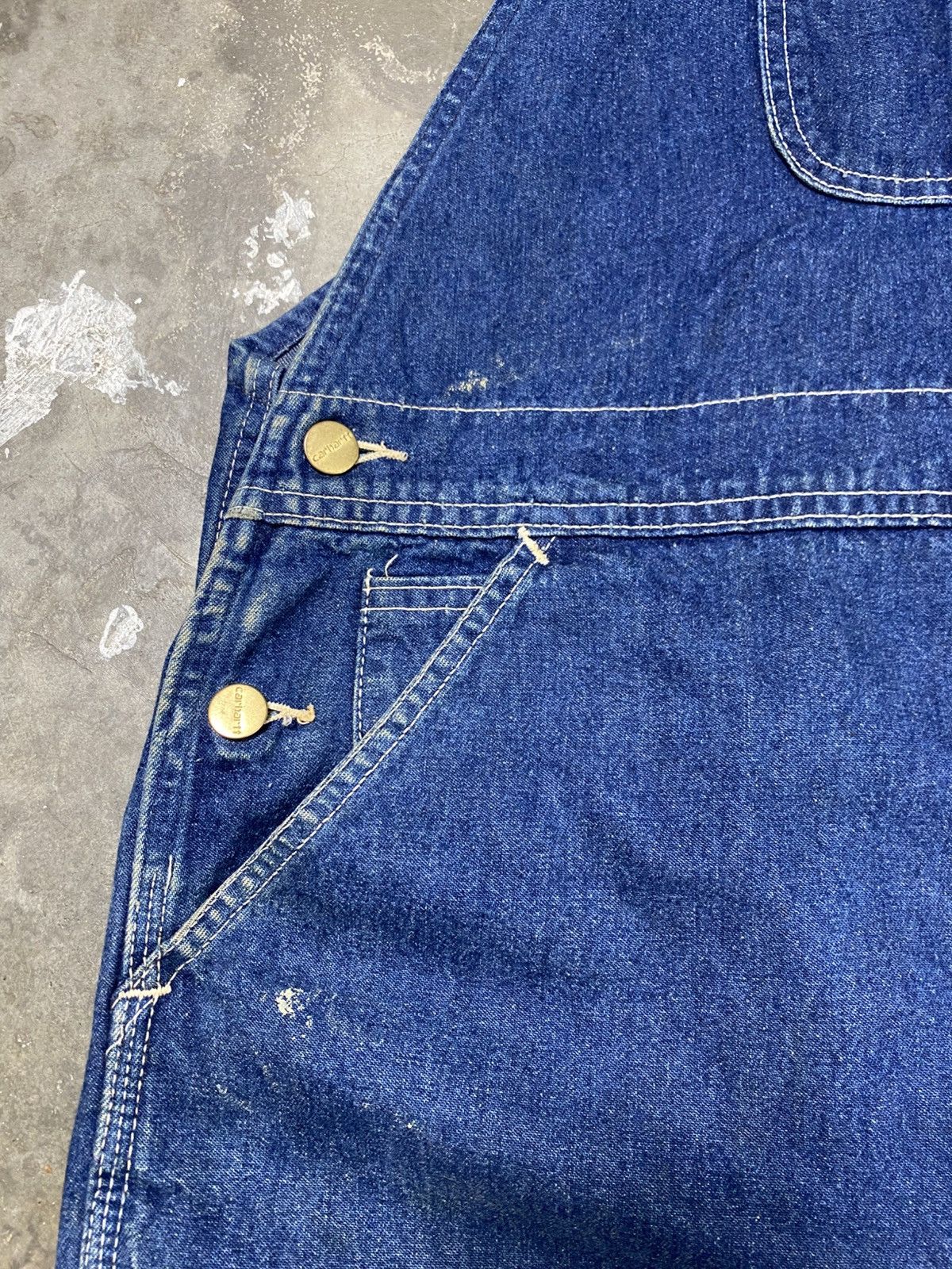 Carhartt Vintage Carhartt Denim Overalls Size US L / EU 52-54 / 3 - 17 Thumbnail