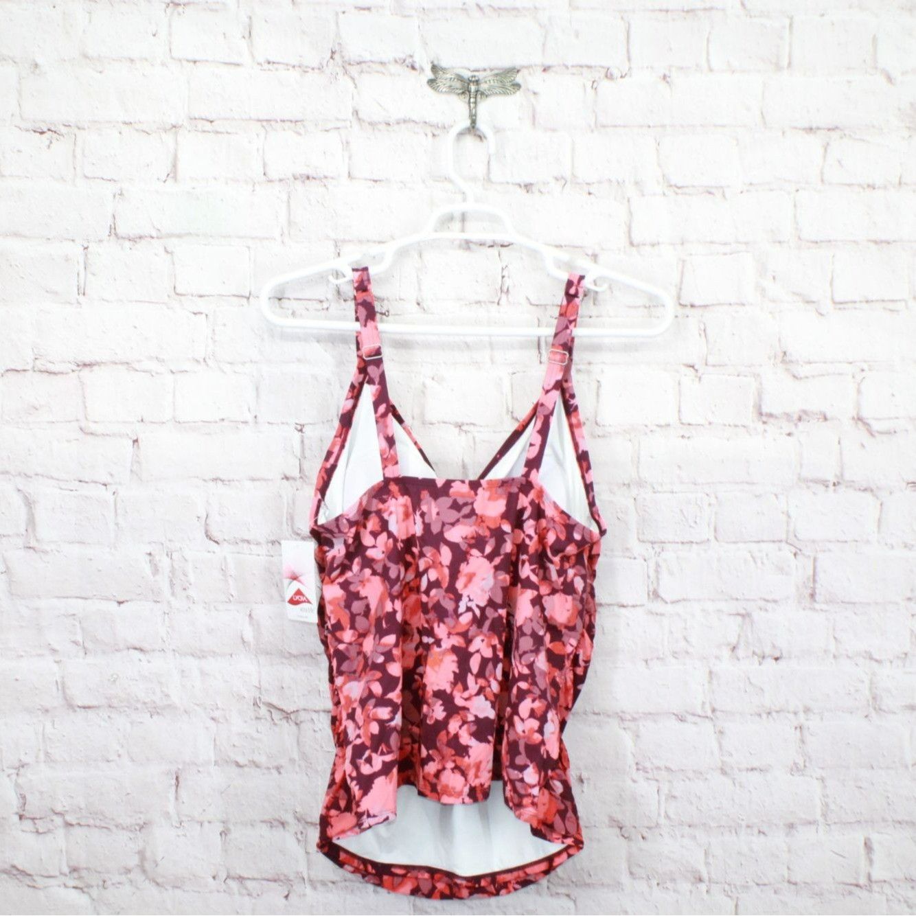 L.L. Bean LL Bean Shaping Swimwear Tankini Top Flowers Print Size XXL / US 16-18 / IT 52-54 - 6 Thumbnail