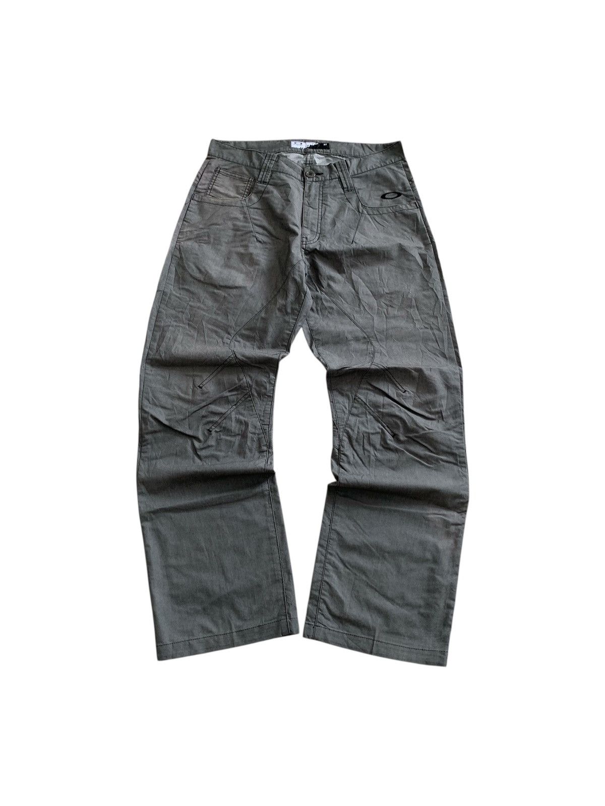 Oakley Vintage 00s Oakley Skull Faded Twisted Pants Size US 32 / EU 48 - 9 Thumbnail