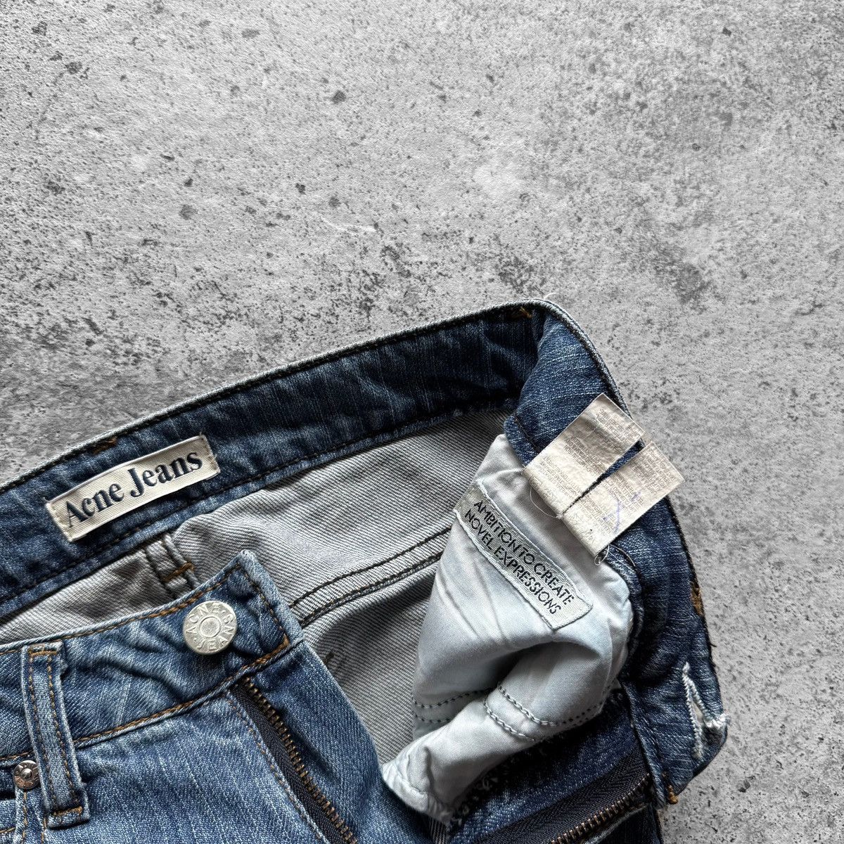 Acne Studios Acne Jeans Vintage Faded Low Rise Skinny Fit Denim Jeans Size 28" / US 6 / IT 42 - 6 Thumbnail