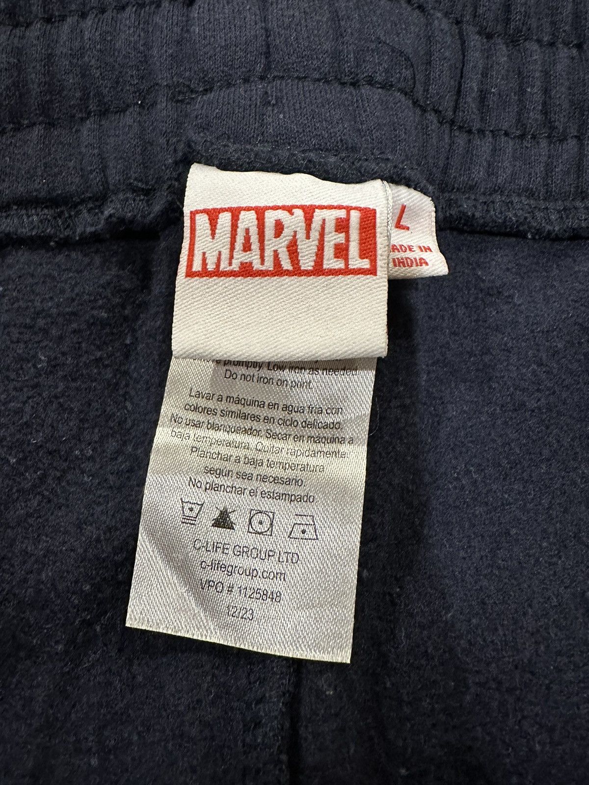 Marvel Comics × Universal Studios × Vintage Vintage Marvel Spiderman Web Navy Sweatpant Joggers Size US 34 / EU 50 - 8 Thumbnail