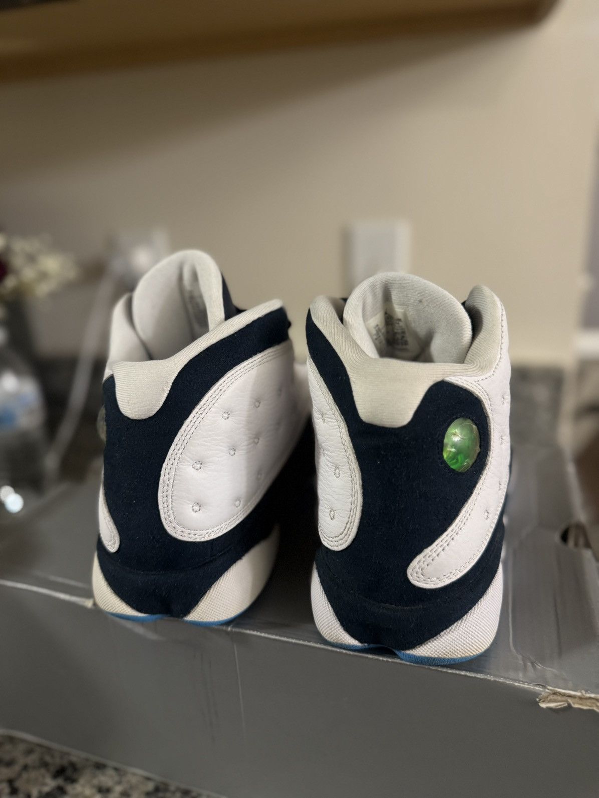 Jordan Brand × Nike 10 - Nike Air Jordan 13 XIII Retro Obsidian White Blue Size US 10 / EU 43 - 8 Thumbnail