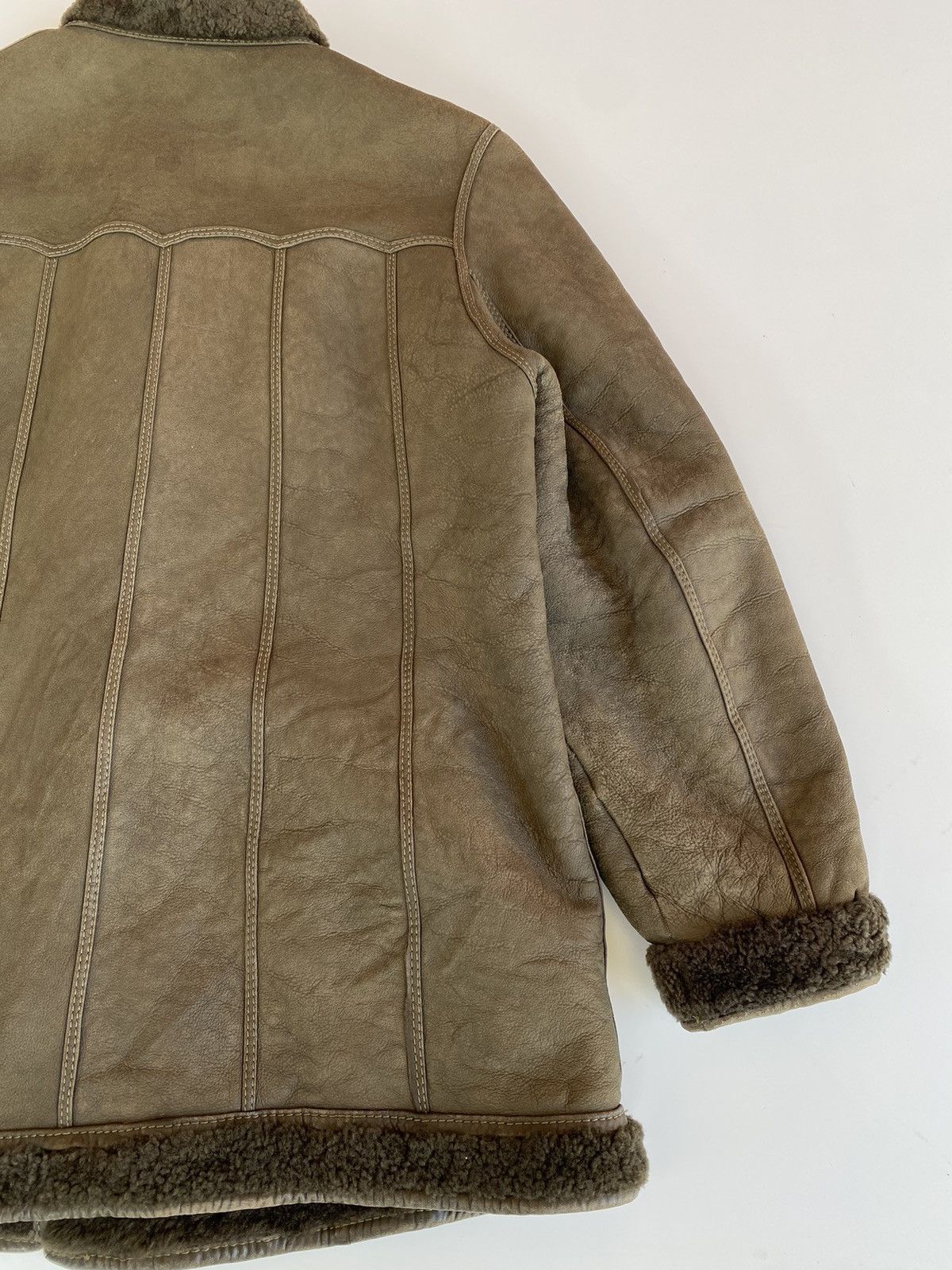 Vintage Vintage Leather Jacket Fur Size US M / EU 48-50 / 2 - 8 Thumbnail