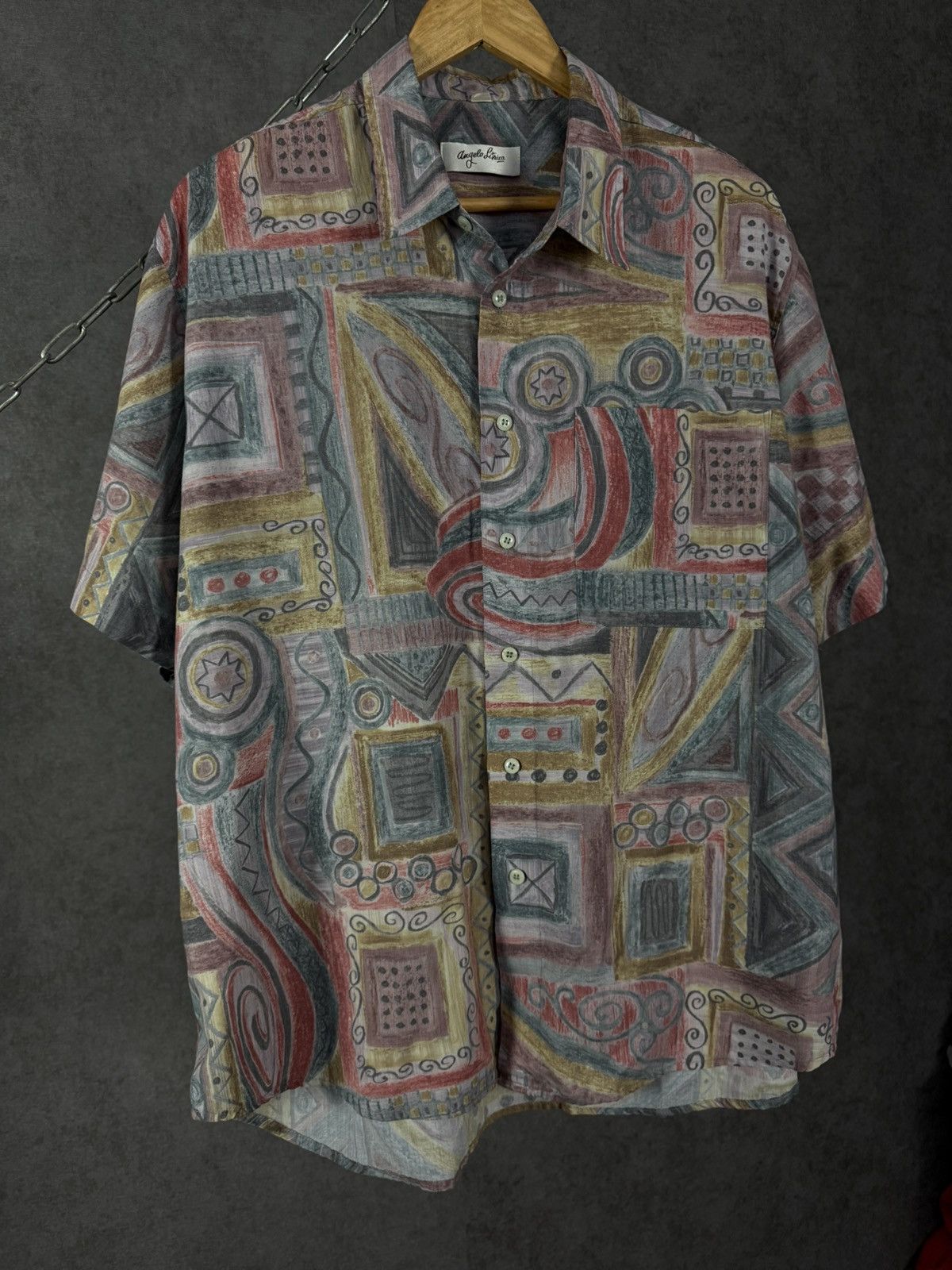 Vintage Art crazy hawaiian vintage shirt Size US XL / EU 56 / 4 - 3 Thumbnail