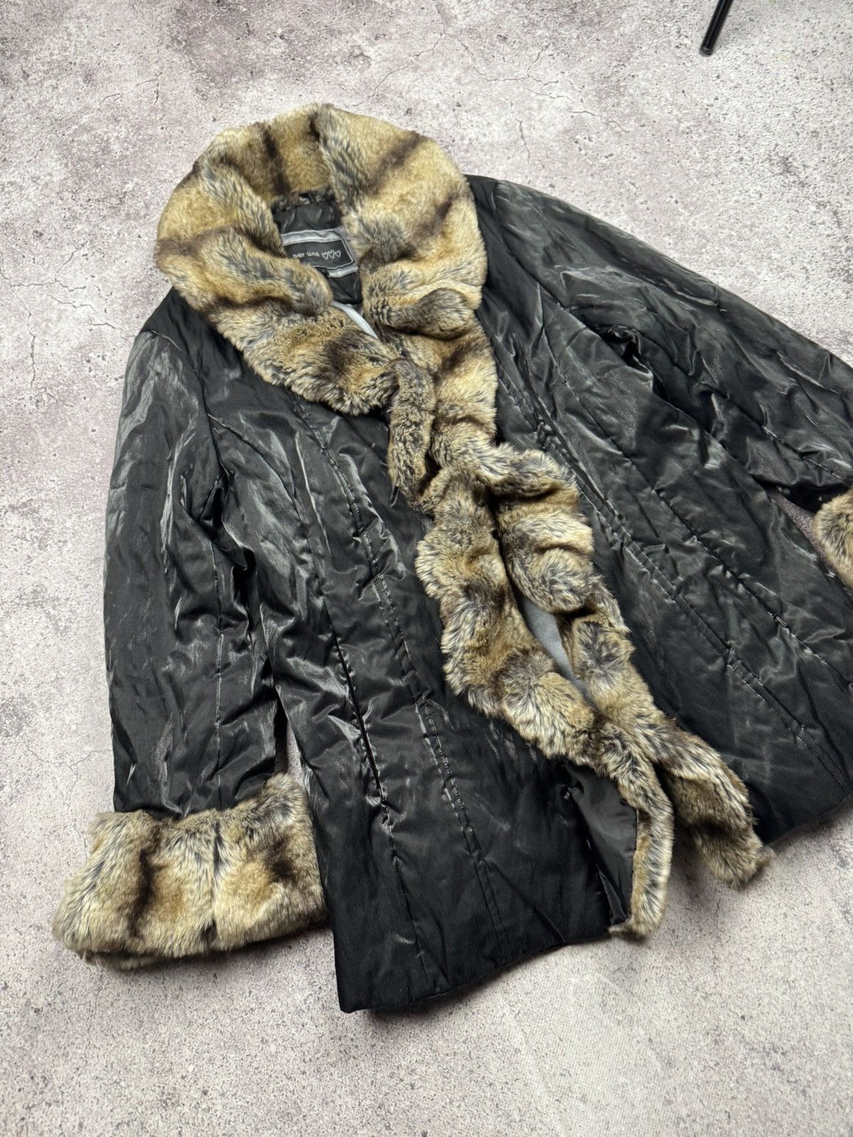 Japanese Brand Vintage Jacket Rick Owens Junya Watanabe Style fur Jacket Size S / US 4 / IT 40 - 2 Thumbnail