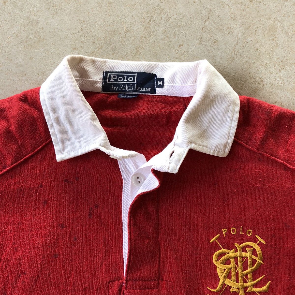 Polo Ralph Lauren Vintage Polo Ralph Lauren Rugby Polo Shirt Size US M / EU 48-50 / 2 - 3 Thumbnail