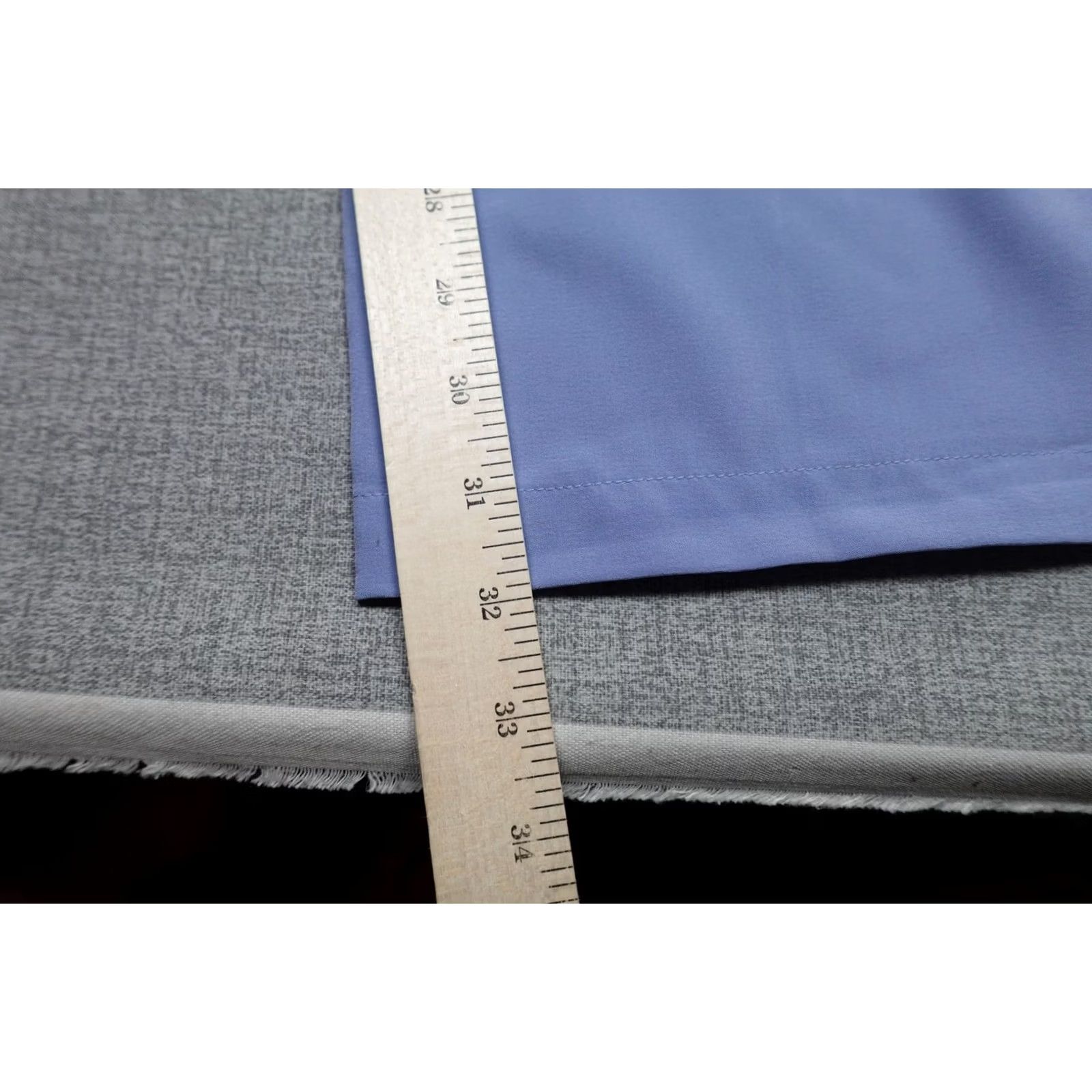 Vintage Short Par 4 Mens Chino Pants 34x32 Blue Regular Fit Golf Microfiber Flat Front Straight Leg Pants Size US 34 / EU 50 - 4 Thumbnail