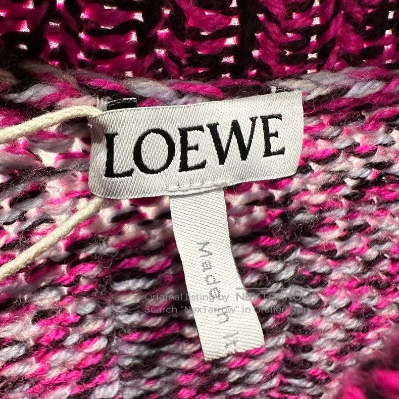 Loewe Loewe Logo leather patch color block sweater Size S / US 4 / IT 40 - 3 Thumbnail