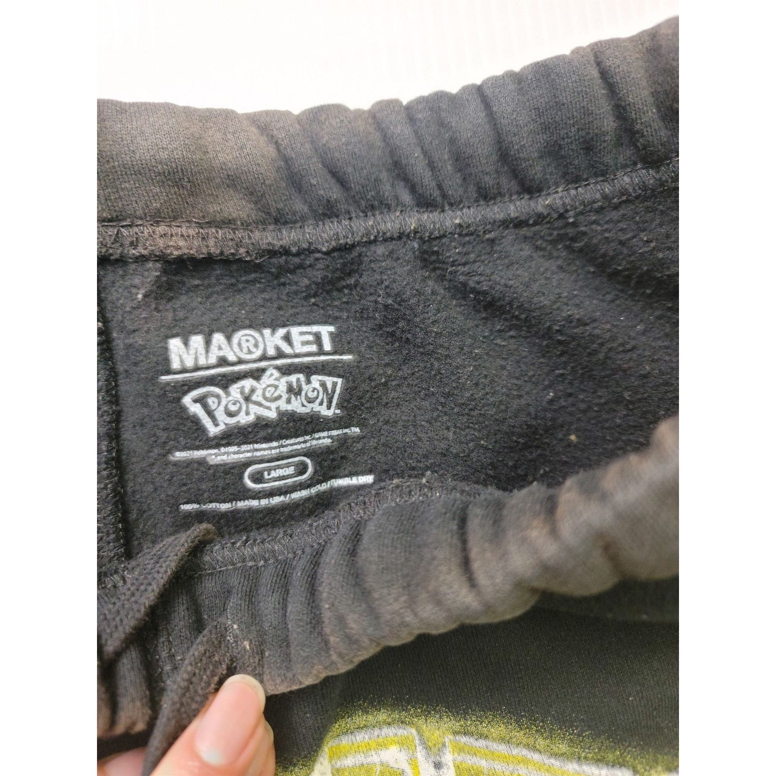 Market Market Pokemon Pikachu Electric Shock Women Large Sweatpants Size 33" - 4 Thumbnail