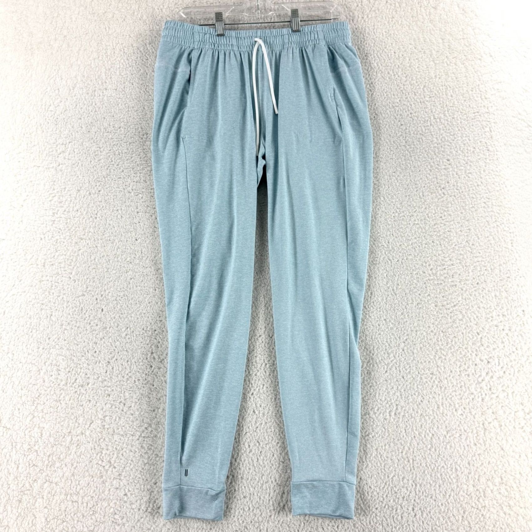 Vintage Nobull Jogger Pants Womens Medium Blue Drawstring Tapered Gym Workout Athleisure Pants Size 32" / US 10 / IT 46 - 2 Thumbnail