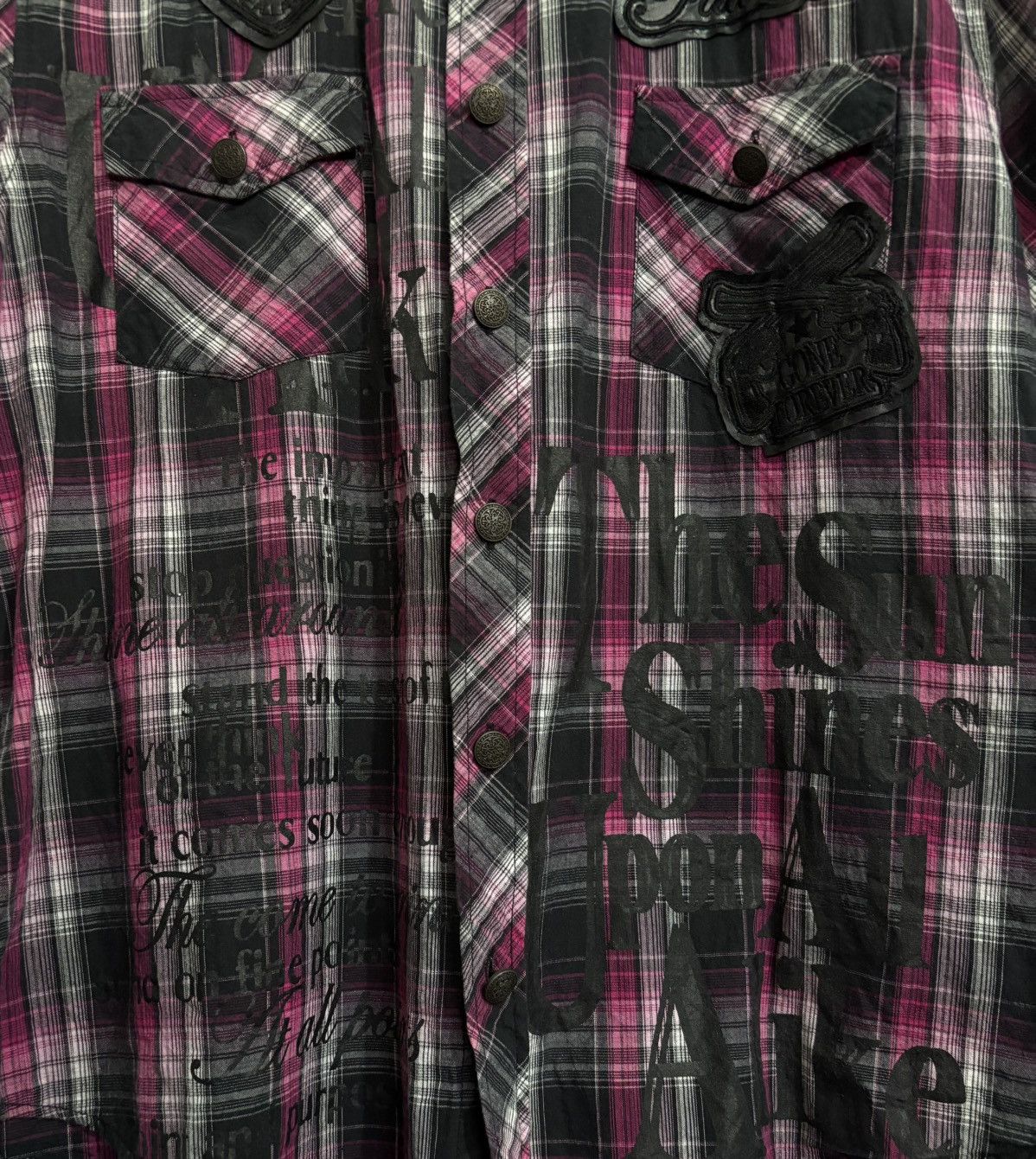 semanticdesign semanticdesign Patch Print Vkei gyaru Grunge Shirt Size US M / EU 48-50 / 2 - 10 Thumbnail